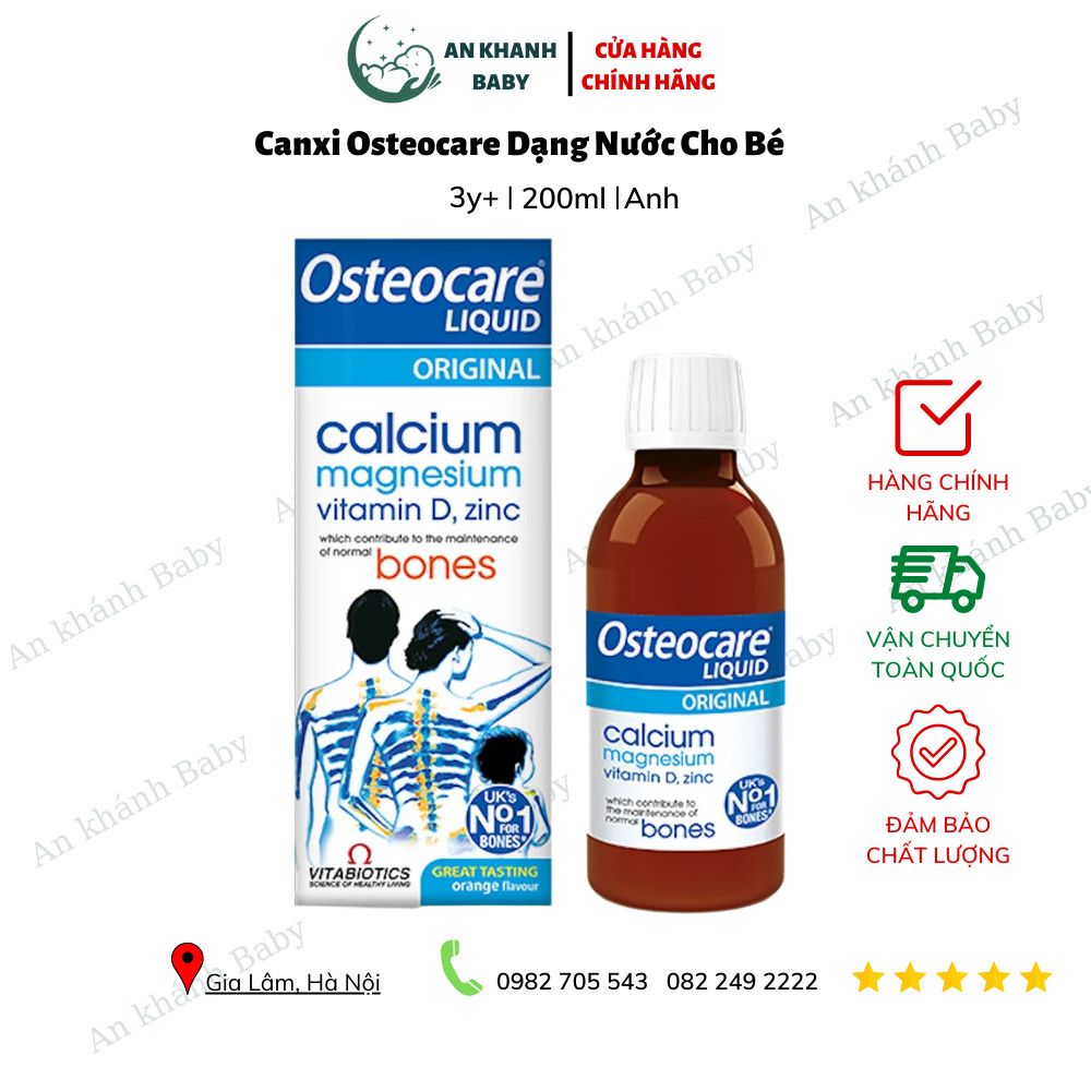 Canxi Osteocare Original Dạng Nước Của Anh - 200ml