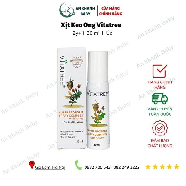 Xịt Keo Ong Vitatree Chính Hãng Của Úc 30ml