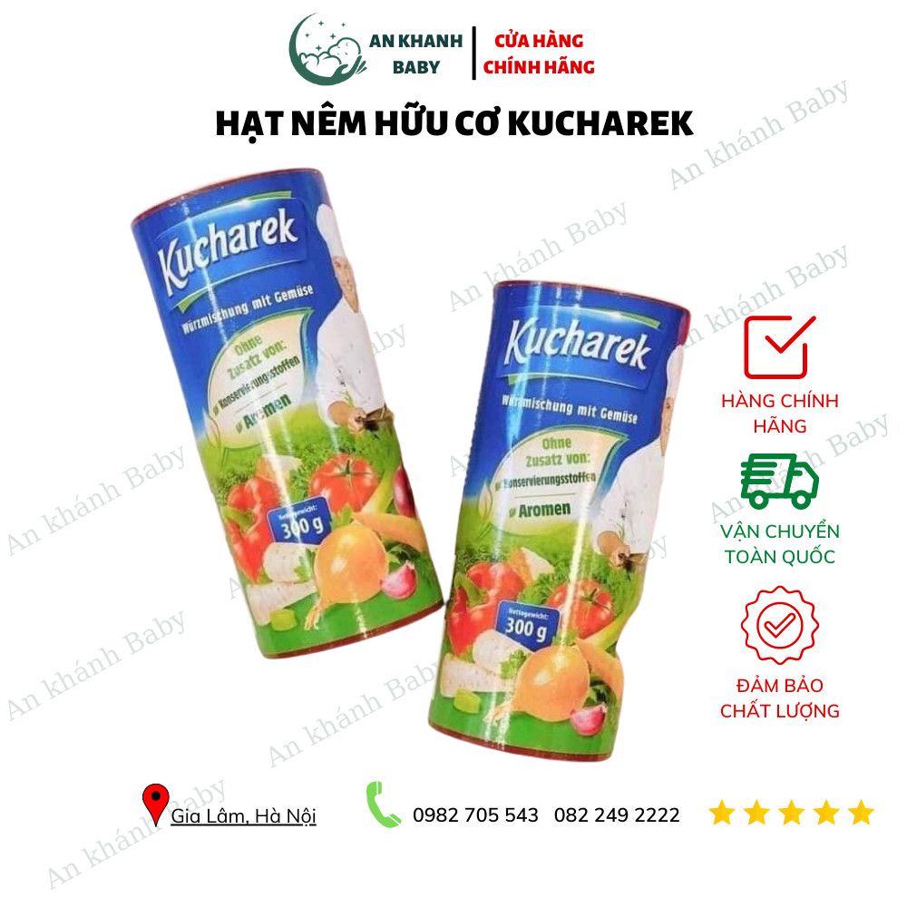 HẠT NÊM HỮU CƠ KUCHAREK 100% TỪ RAU CỦ QUẢ SẠCH