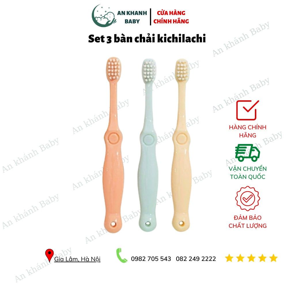Set 3 bàn chải Kichilachi