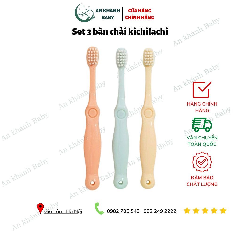 Set 3 bàn chải Kichilachi