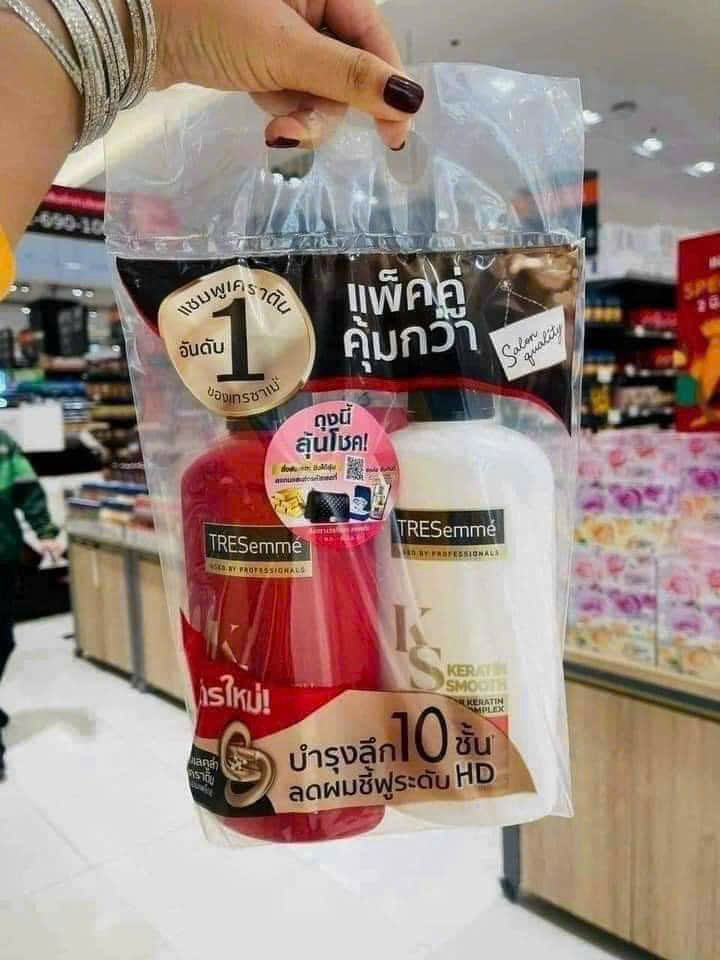 Dầu gội Tresemme KERATIN SMOOTH thái lan 400ml