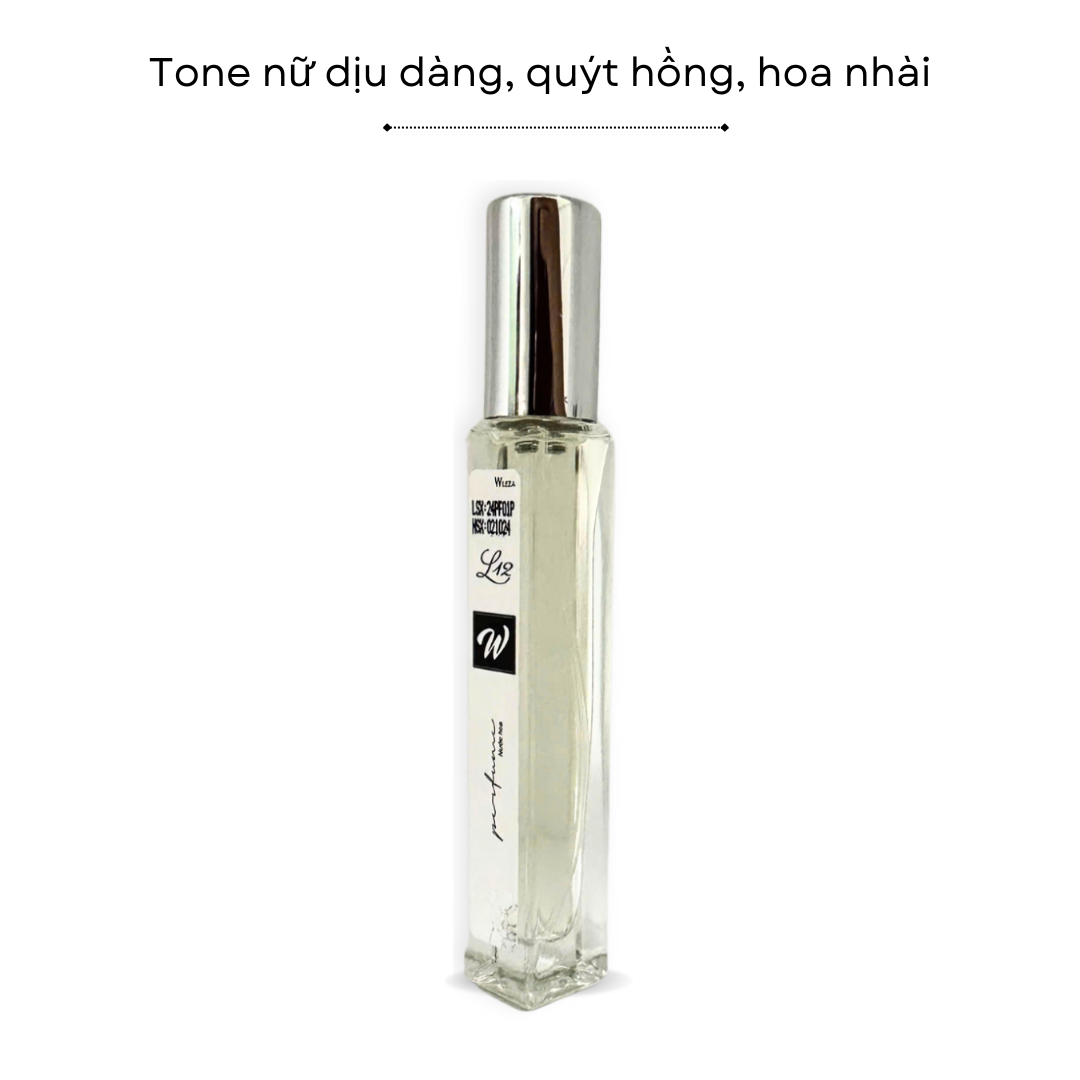 NƯỚC HOA MINI WLEZA - UNISEX - BST 12 MÙI HƯƠNG ĐỘC ĐÁO