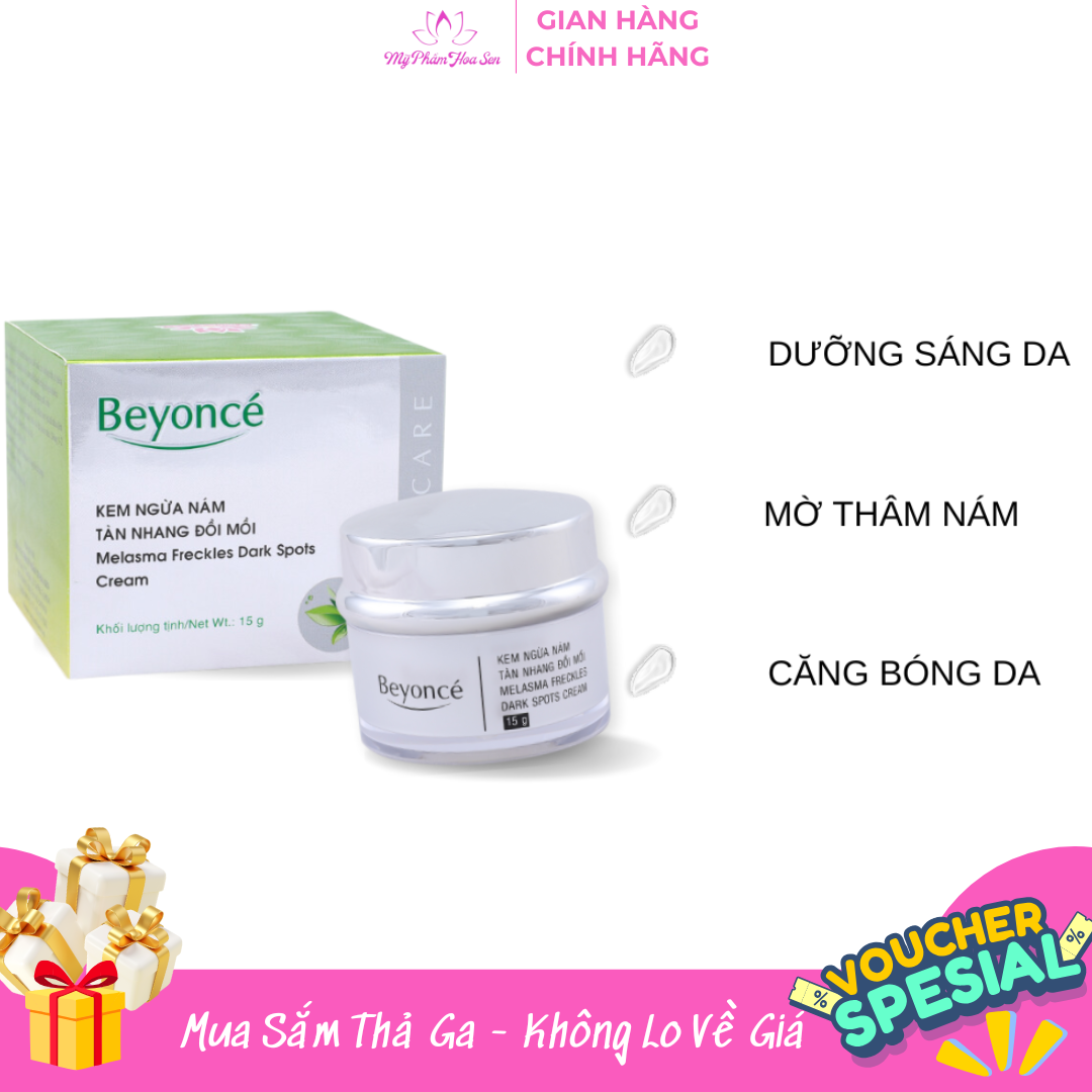 KEM NGỪA NÁM, TÀN NHANG, ĐỒI MỒI BEYONCÉ
