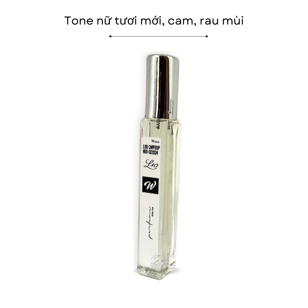 NƯỚC HOA MINI WLEZA - UNISEX - BST 12 MÙI HƯƠNG ĐỘC ĐÁO