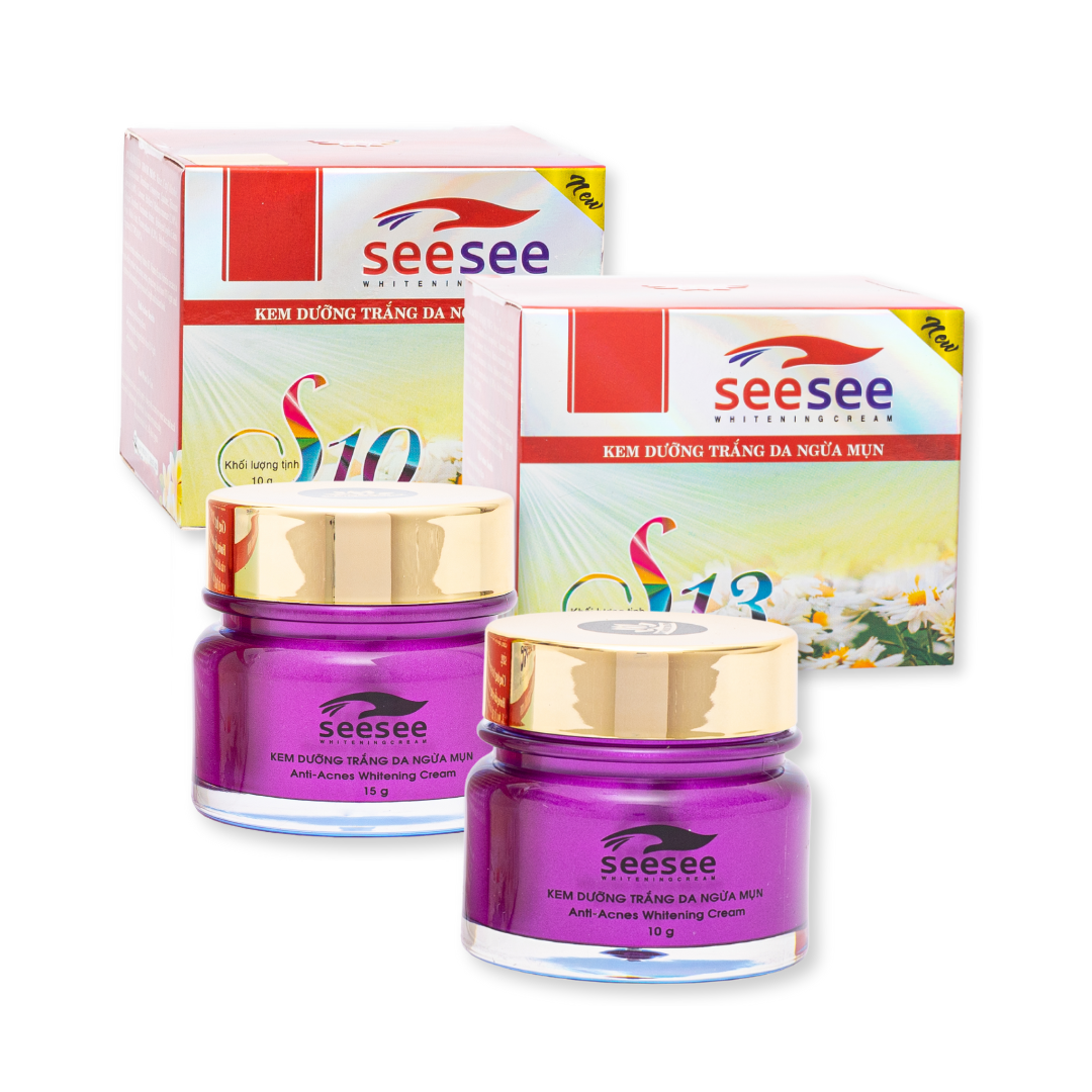 KEM DƯỠNG TRẮNG, NGỪA MỤN SEESEE
