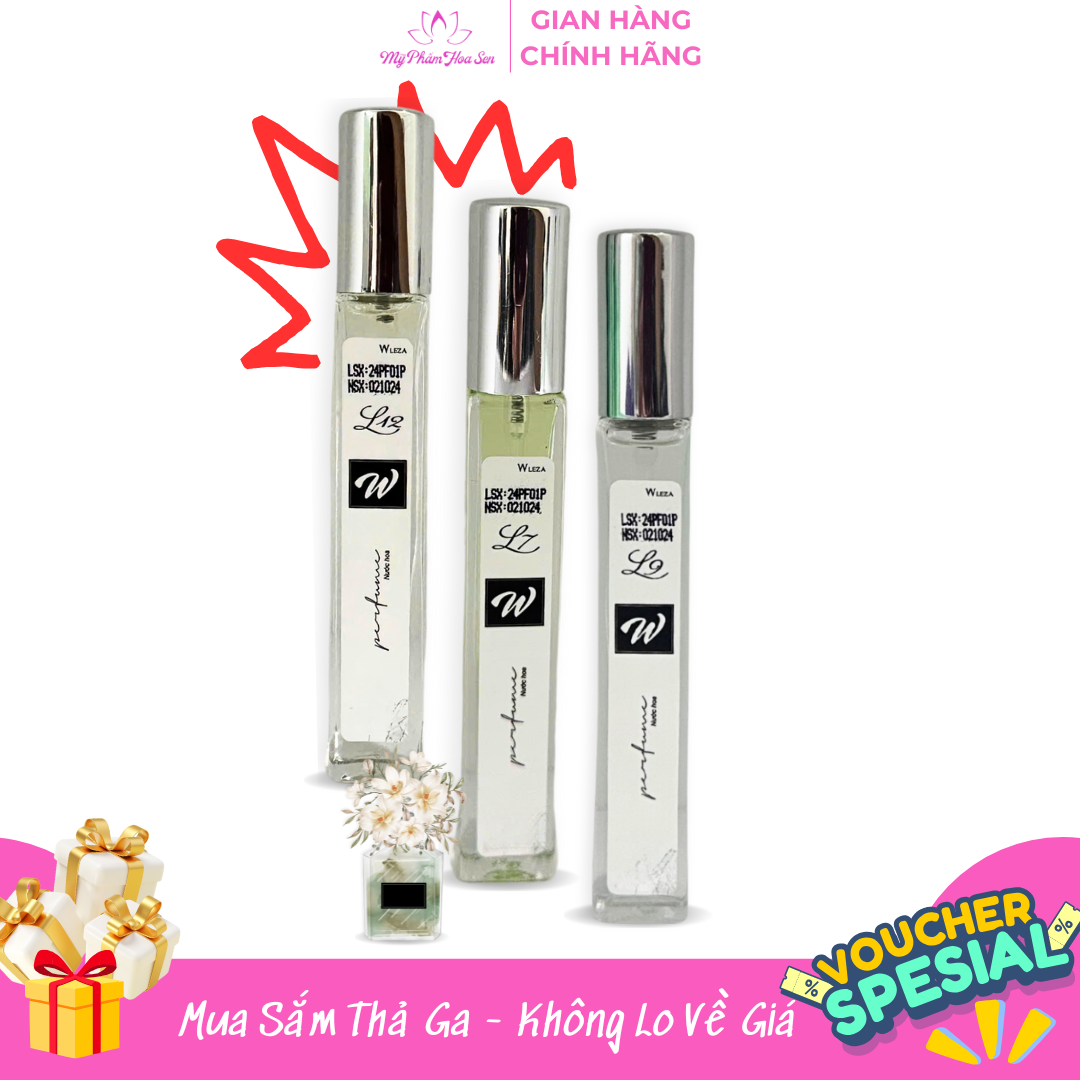 NƯỚC HOA MINI WLEZA - UNISEX - BST 12 MÙI HƯƠNG ĐỘC ĐÁO