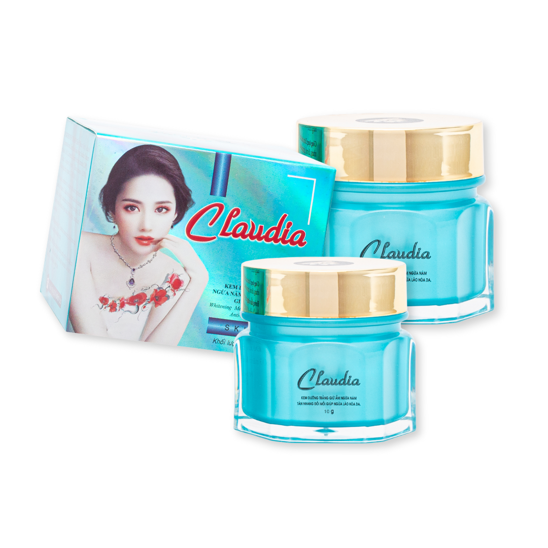 KEM DƯỠNG TRẮNG, GIỮ ẨM, NGỪA NÁM, NGỪA LÃO HÕA CLAUDIA