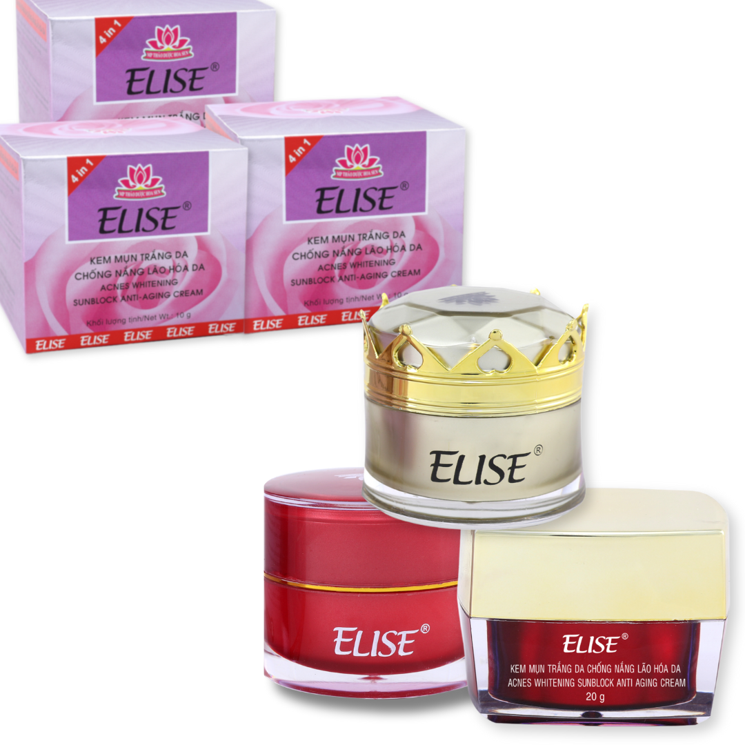 KEM DƯỠNG TRẮNG, NGỪA MỤN, NGỪA LÃO HÓA ELISE