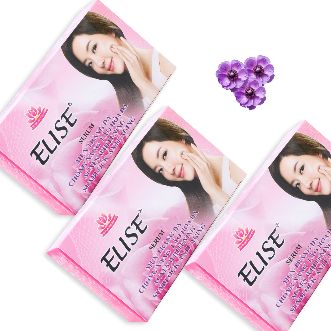 SERUM DƯỠNG TRẮNG, NGỪA MỤN, NGỪA LÃO HÓA ELISE