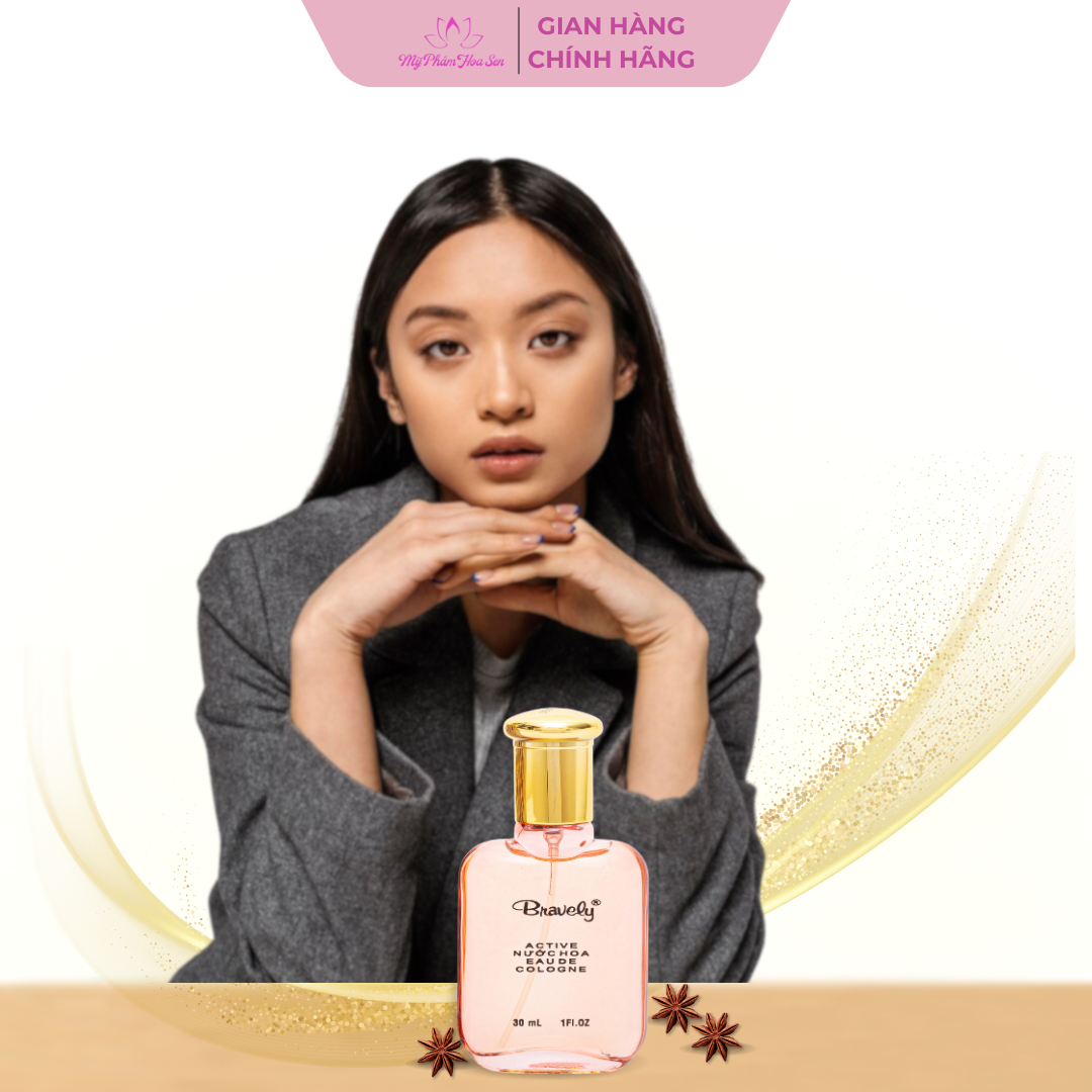 NƯỚC HOA BRAVELY ACTIVE 30ML - UNISEX - HƯƠNG THƠM CÁ TÍNH