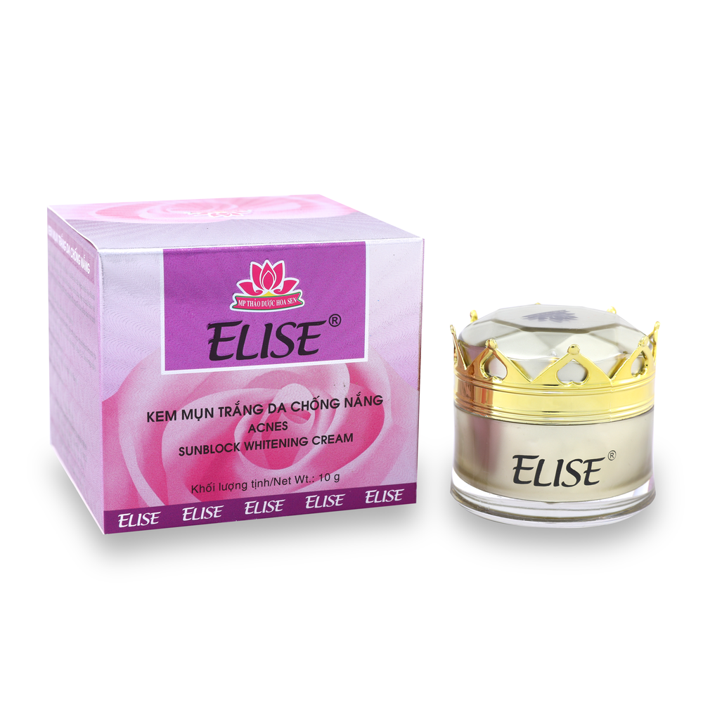 Kem Trắng Da, Ngừa mụn Elise