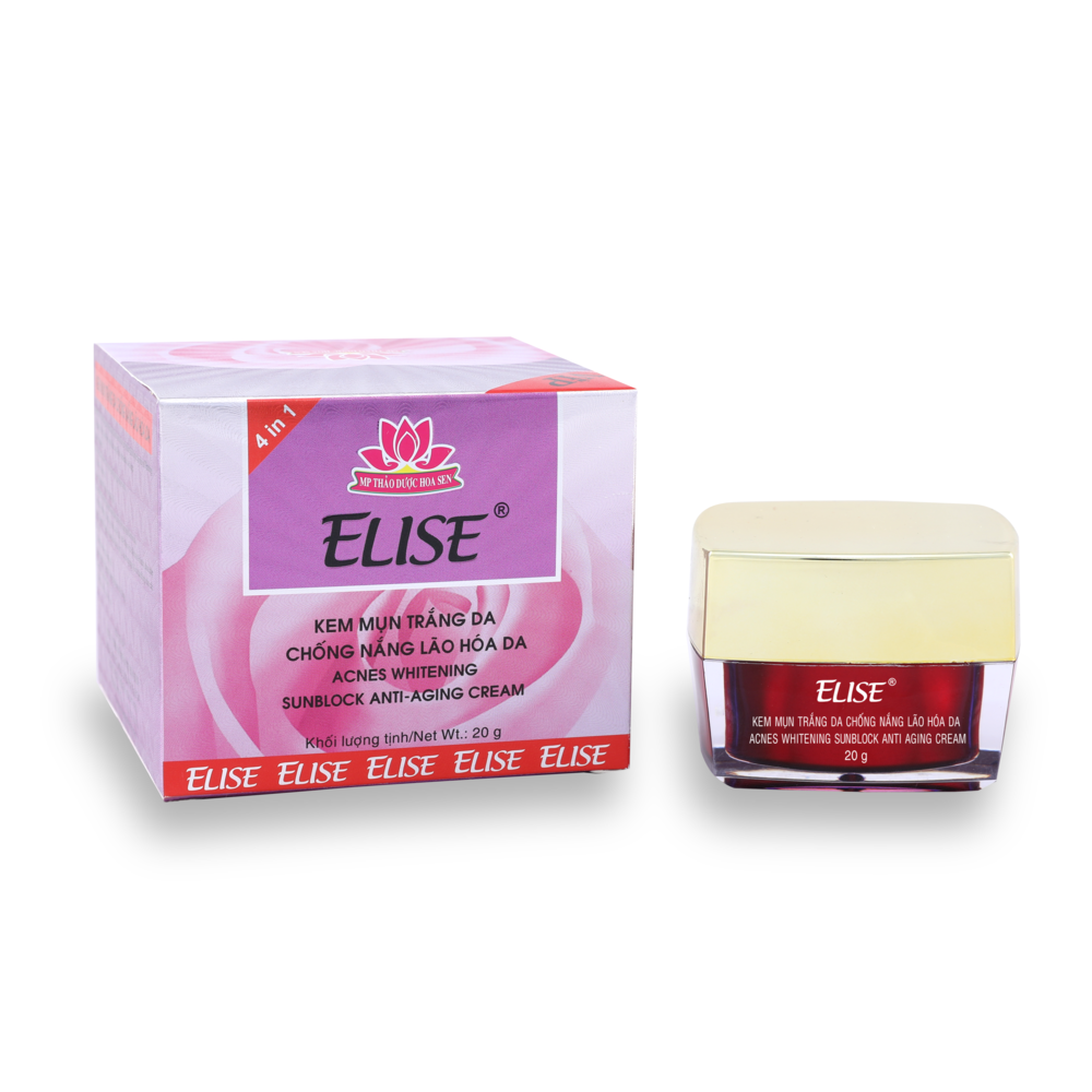 KEM DƯỠNG TRẮNG, NGỪA MỤN, NGỪA LÃO HÓA ELISE