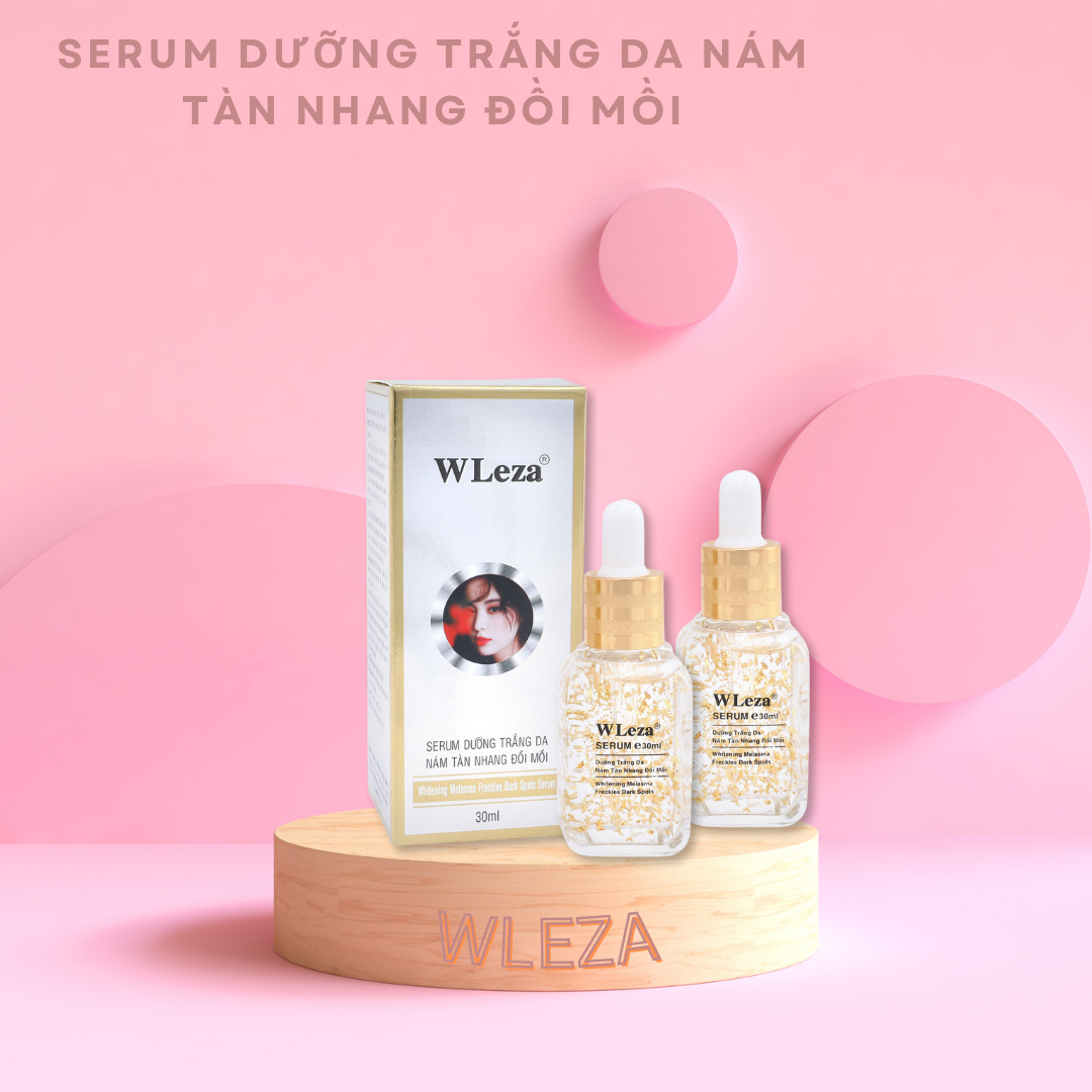 SERUM DƯỠNG TRẮNG, NGỪA NÁM, TÀN NHANG, ĐỒI MỒI WLEZA