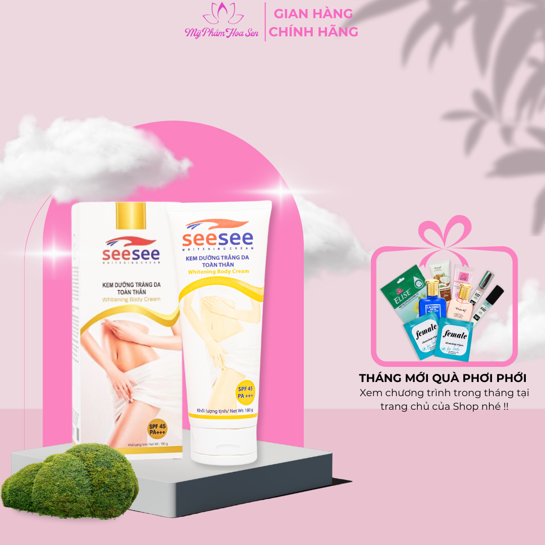 KEM DƯỠNG TRẮNG, CHỐNG NẮNG TOÀN THÂN SEESEE