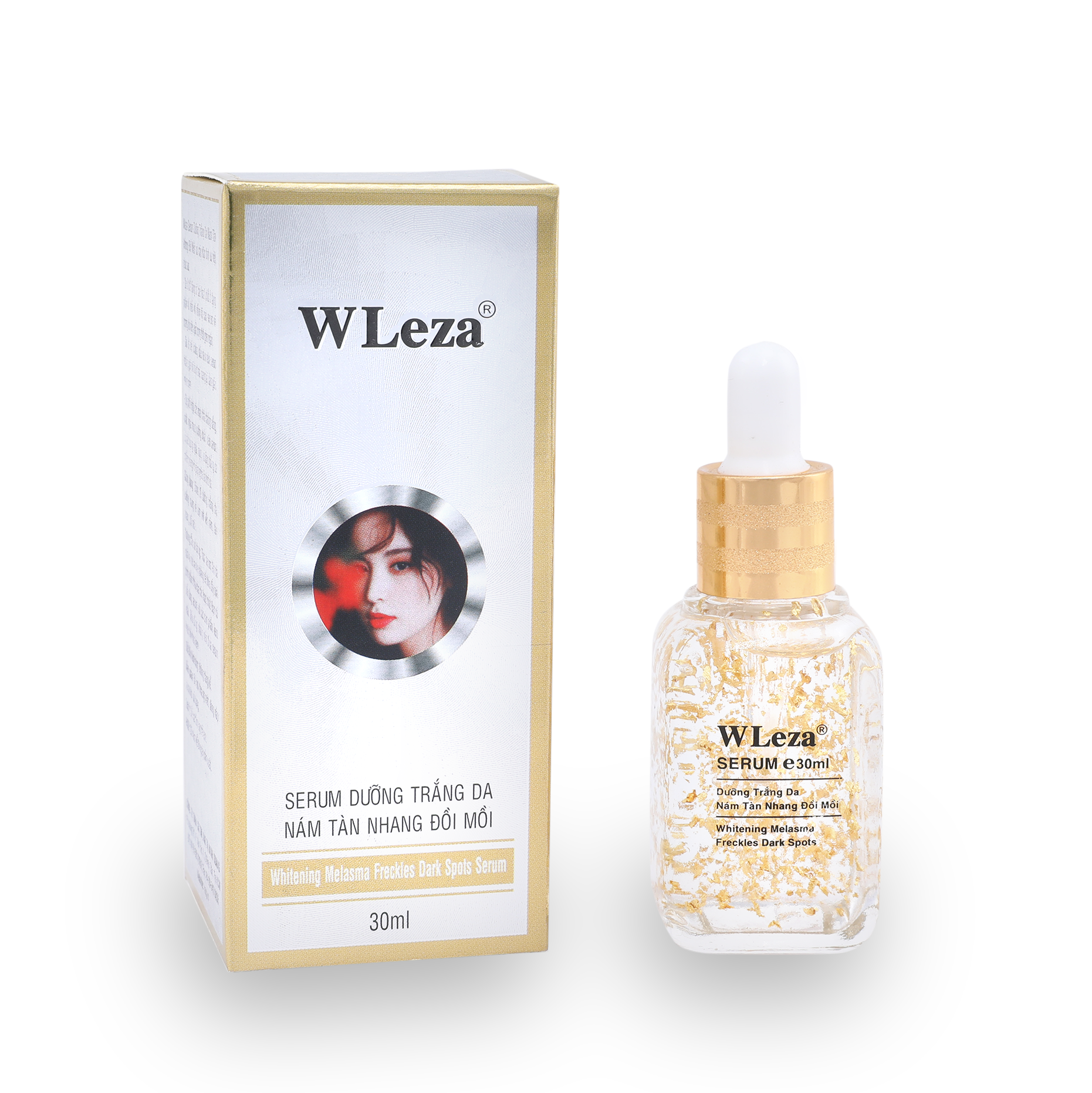 SERUM DƯỠNG TRẮNG, NGỪA NÁM, TÀN NHANG, ĐỒI MỒI WLEZA