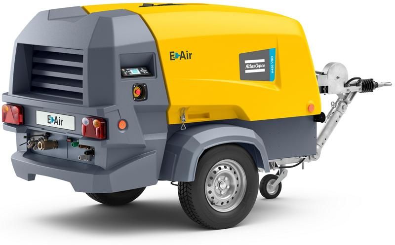  Máy nén khí di động động cơ điện ATLAS COPCO E-AIIR H450 VSD 