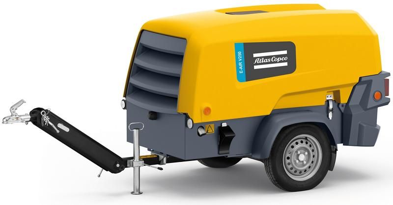  Máy nén khí di động động cơ điện ATLAS COPCO E-AIR H250 VSD 