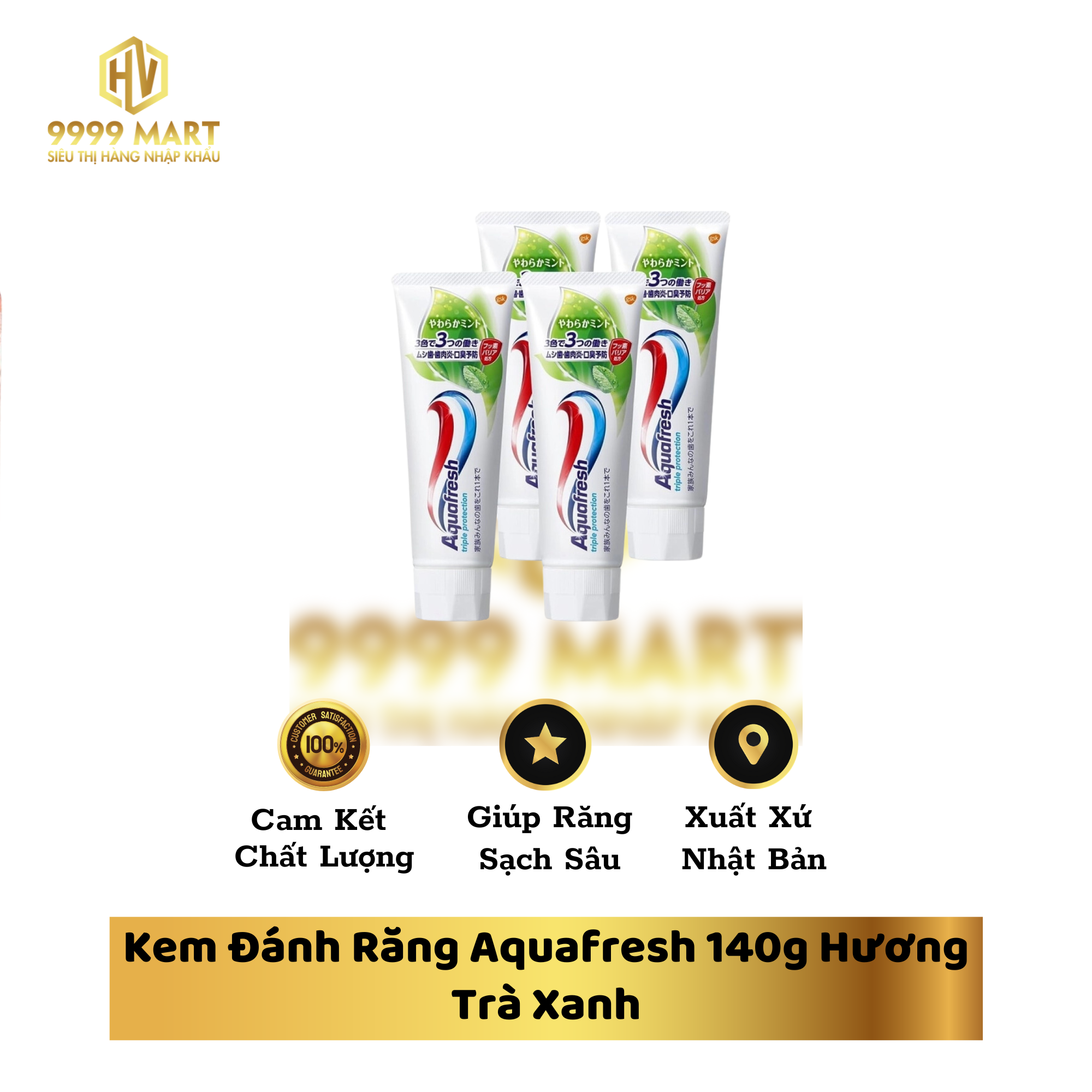 Kem Đánh Răng Aquafresh 140g Hương Trà Xanh