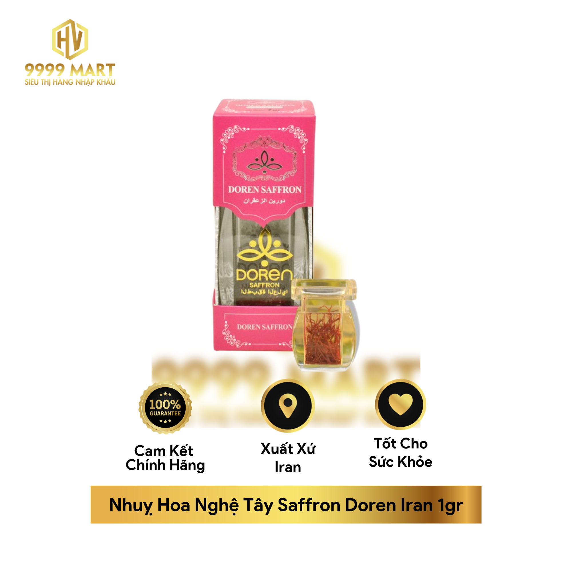 Nhuỵ Hoa Nghệ Tây Saffron Doren Iran 1gr