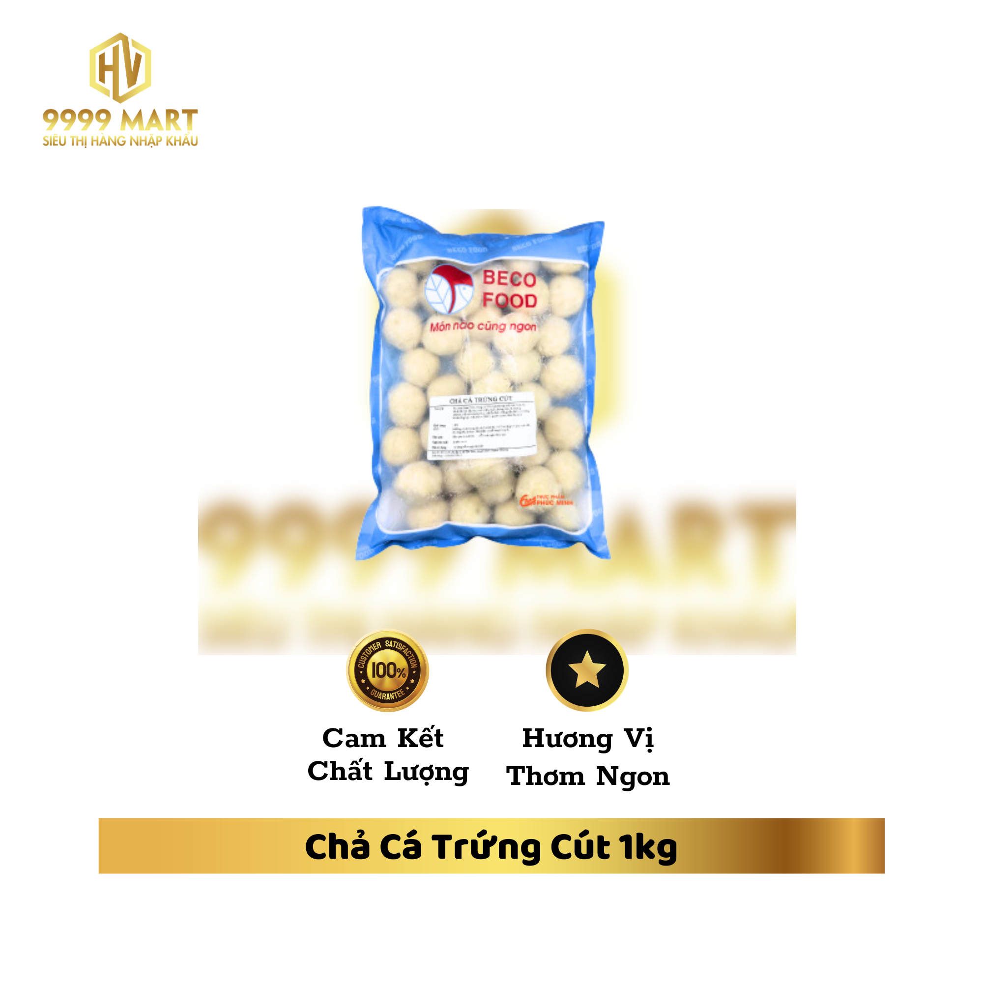 Chả Cá Trứng Cút 1kg