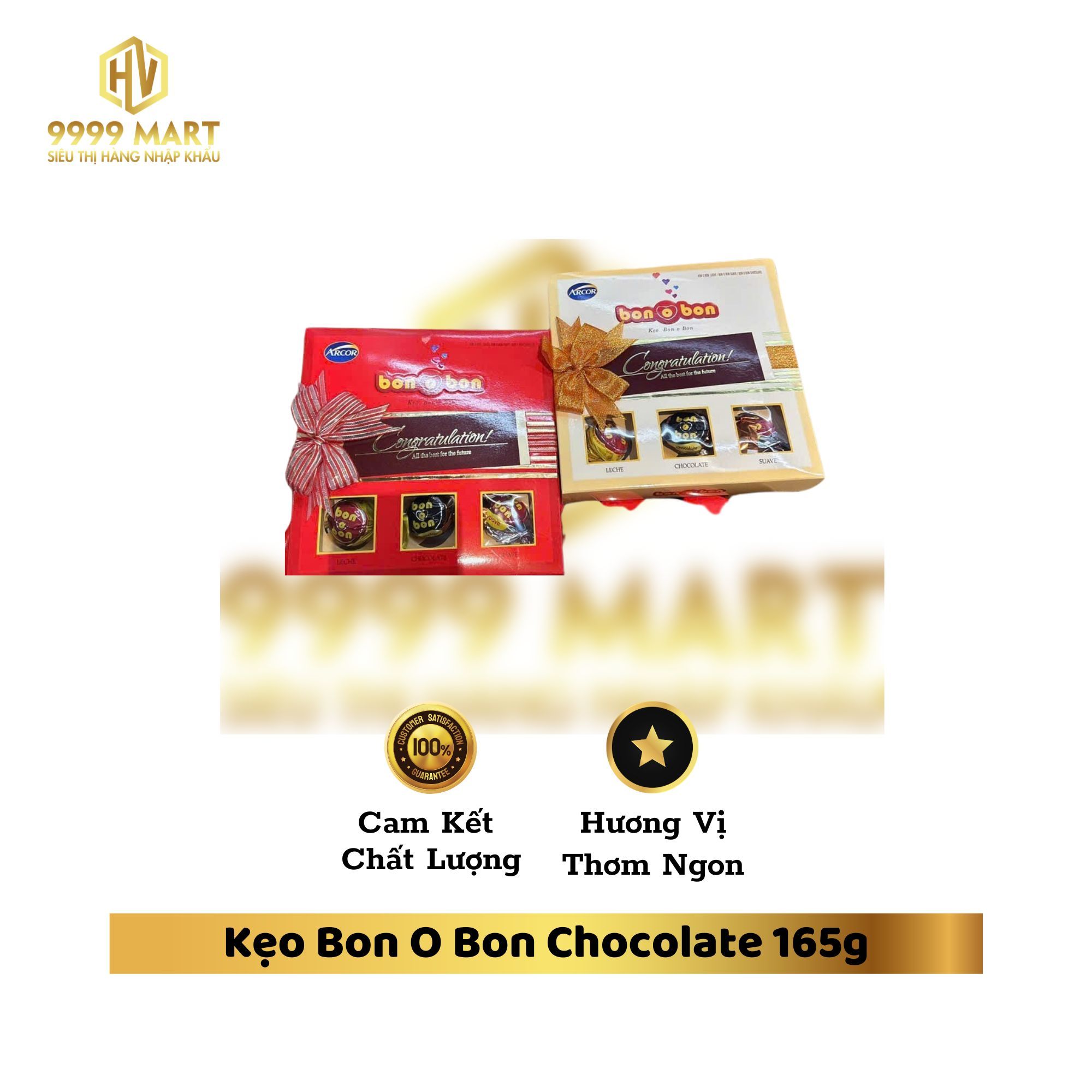 Kẹo Bon O Bon Chocolate 165g