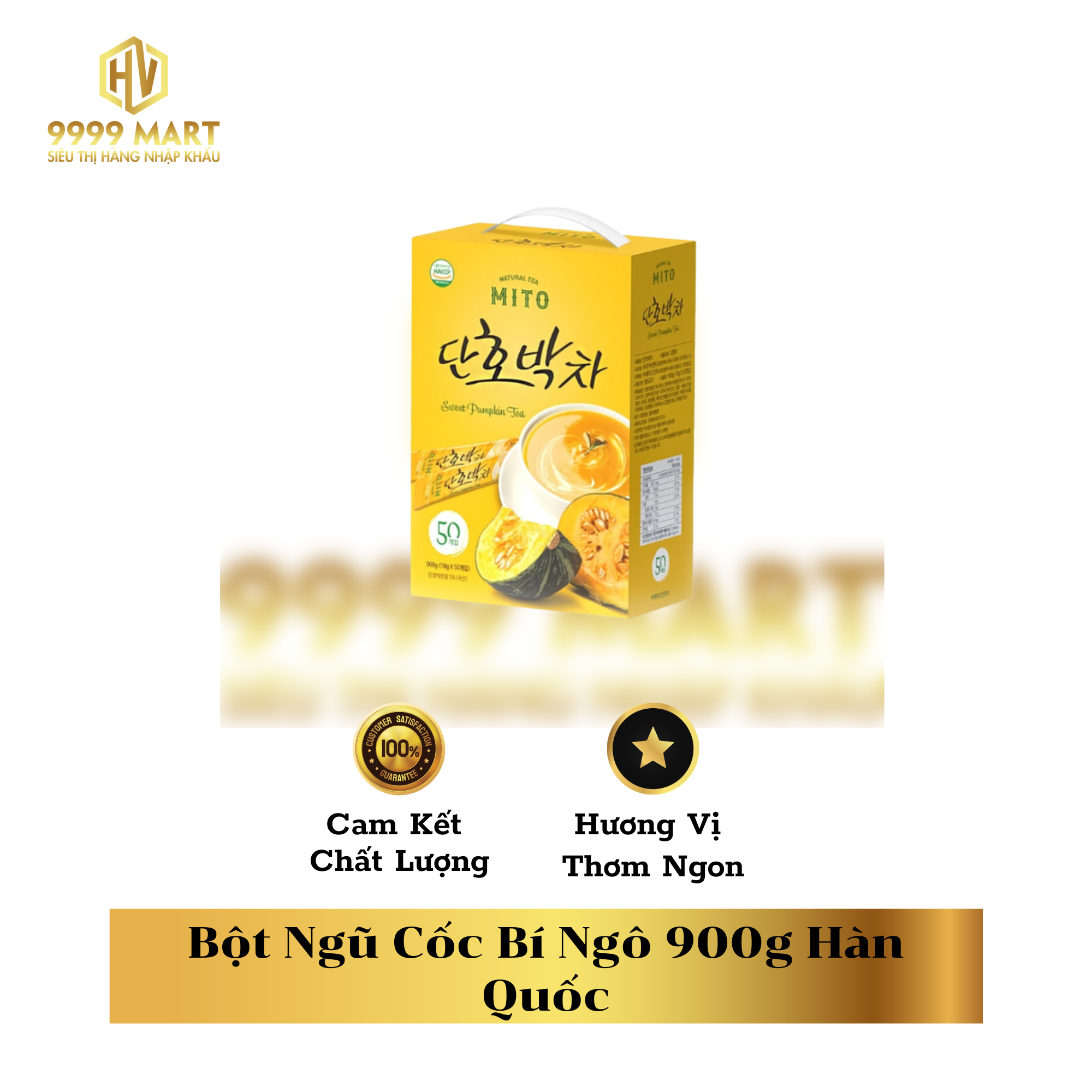 Bột Ngũ Cốc Bí Ngô 900g Hàn Quốc