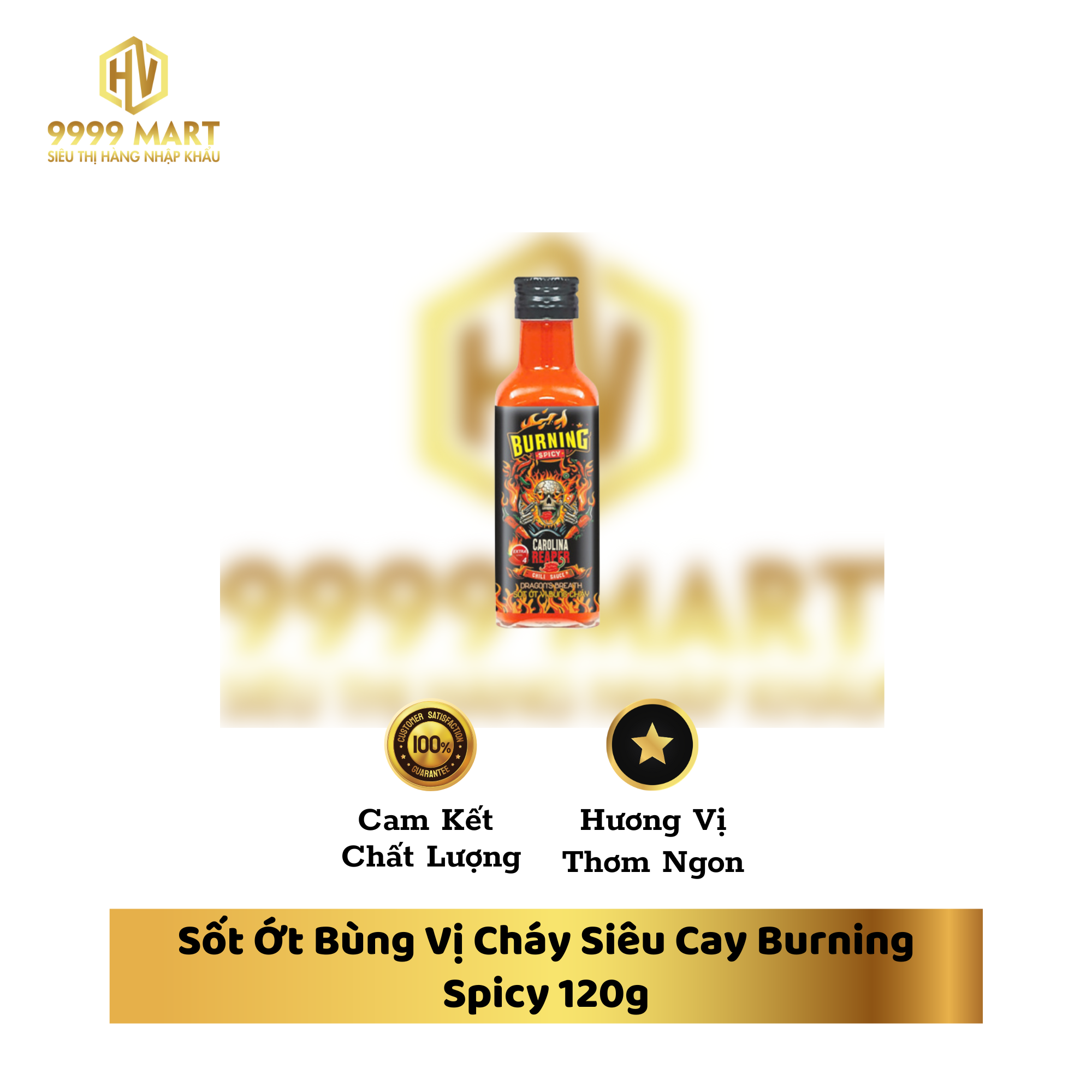 Sốt Ớt Bùng Vị Cháy Siêu Cay Burning Spicy 120g