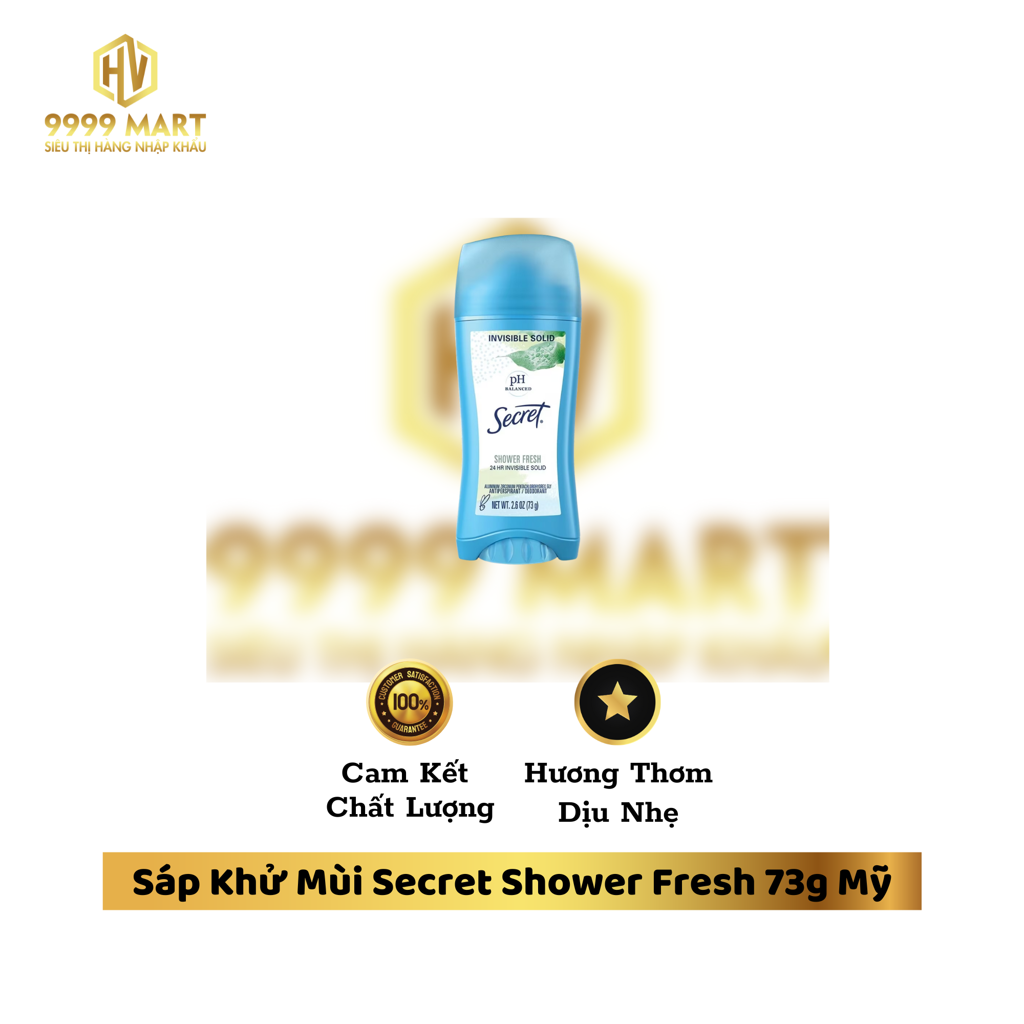 Sáp Khử Mùi Secret Shower Fresh 73g Mỹ