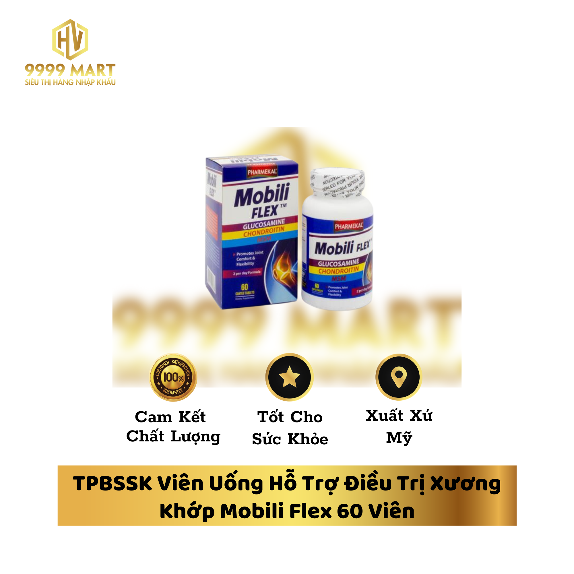 TPBSSK Viên Uống Hỗ Trợ Điều Trị Xương Khớp Mobili Flex 60 Viên