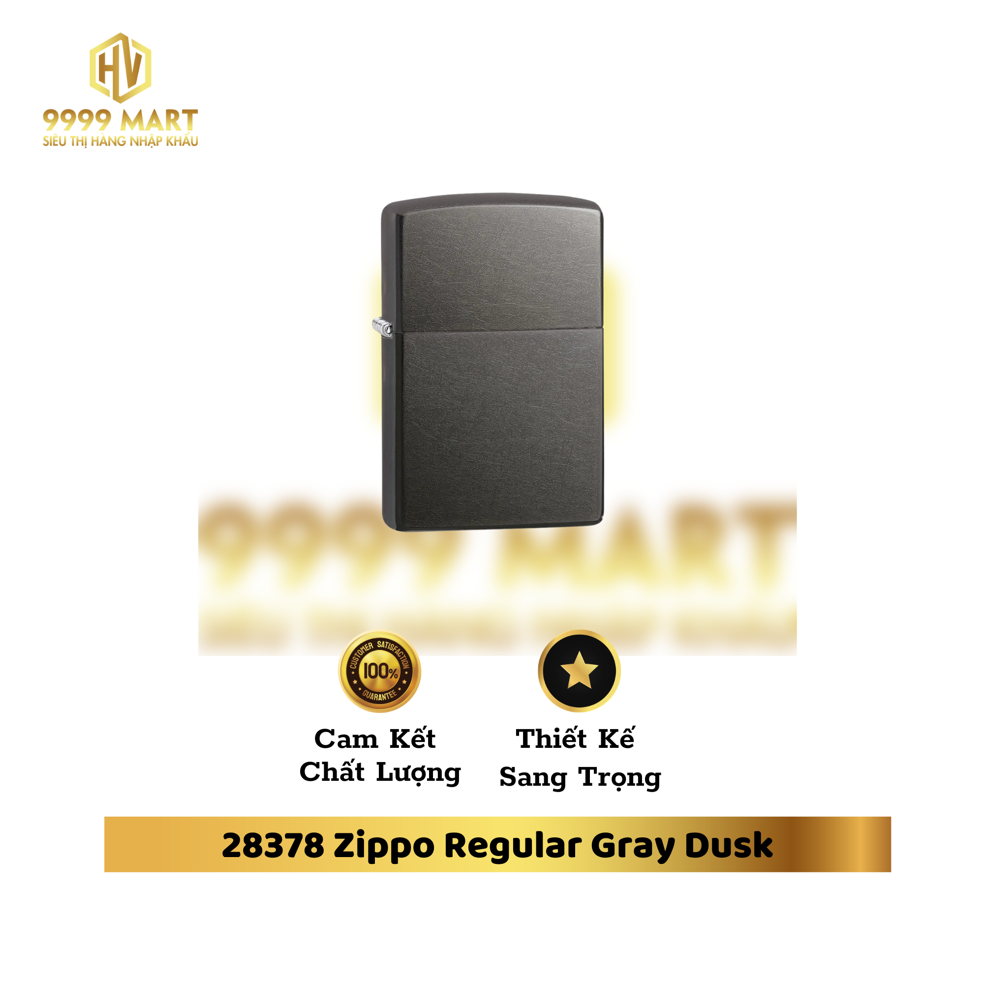 28378 Zippo Regular Gray Dusk