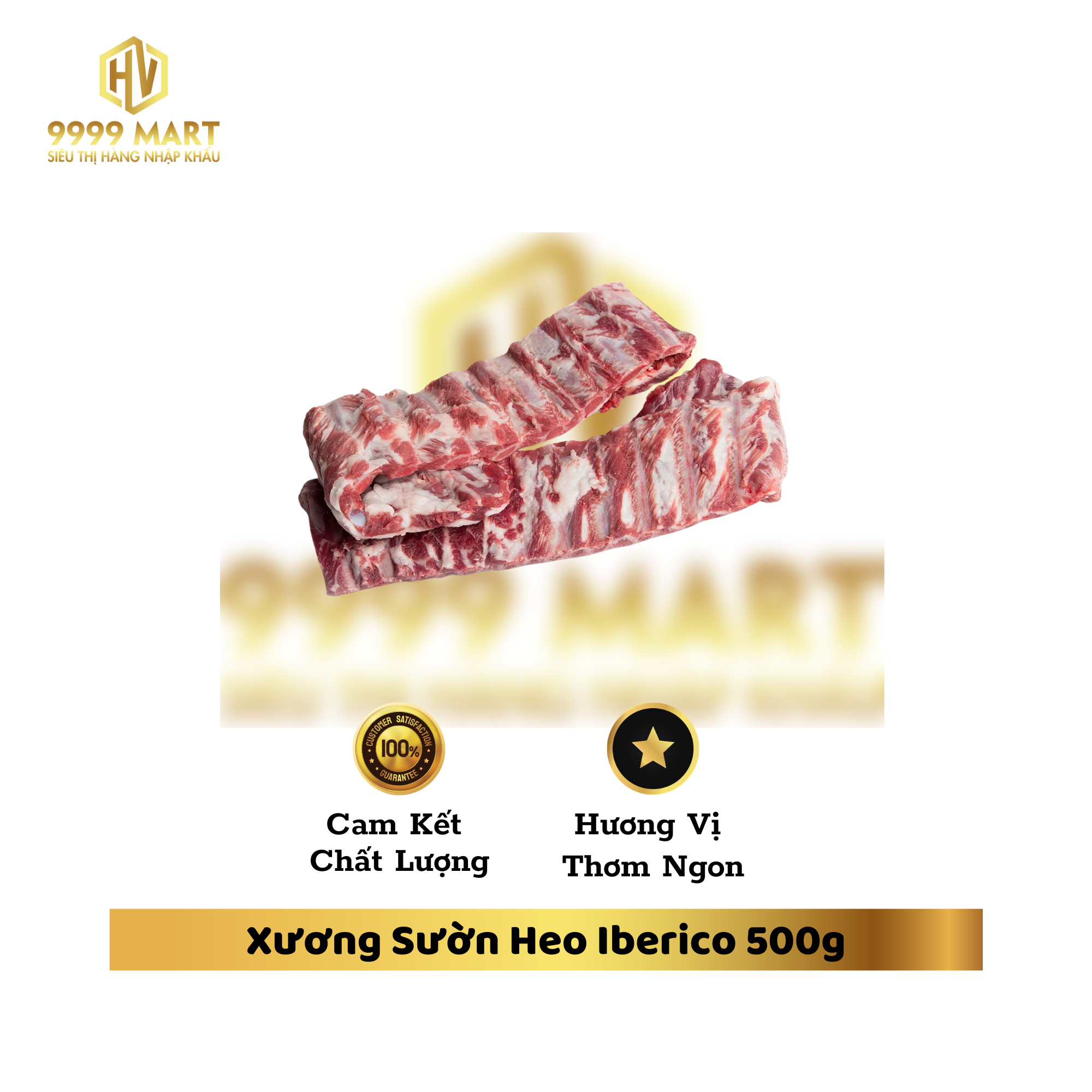 Xương Sườn Heo Iberico 500g