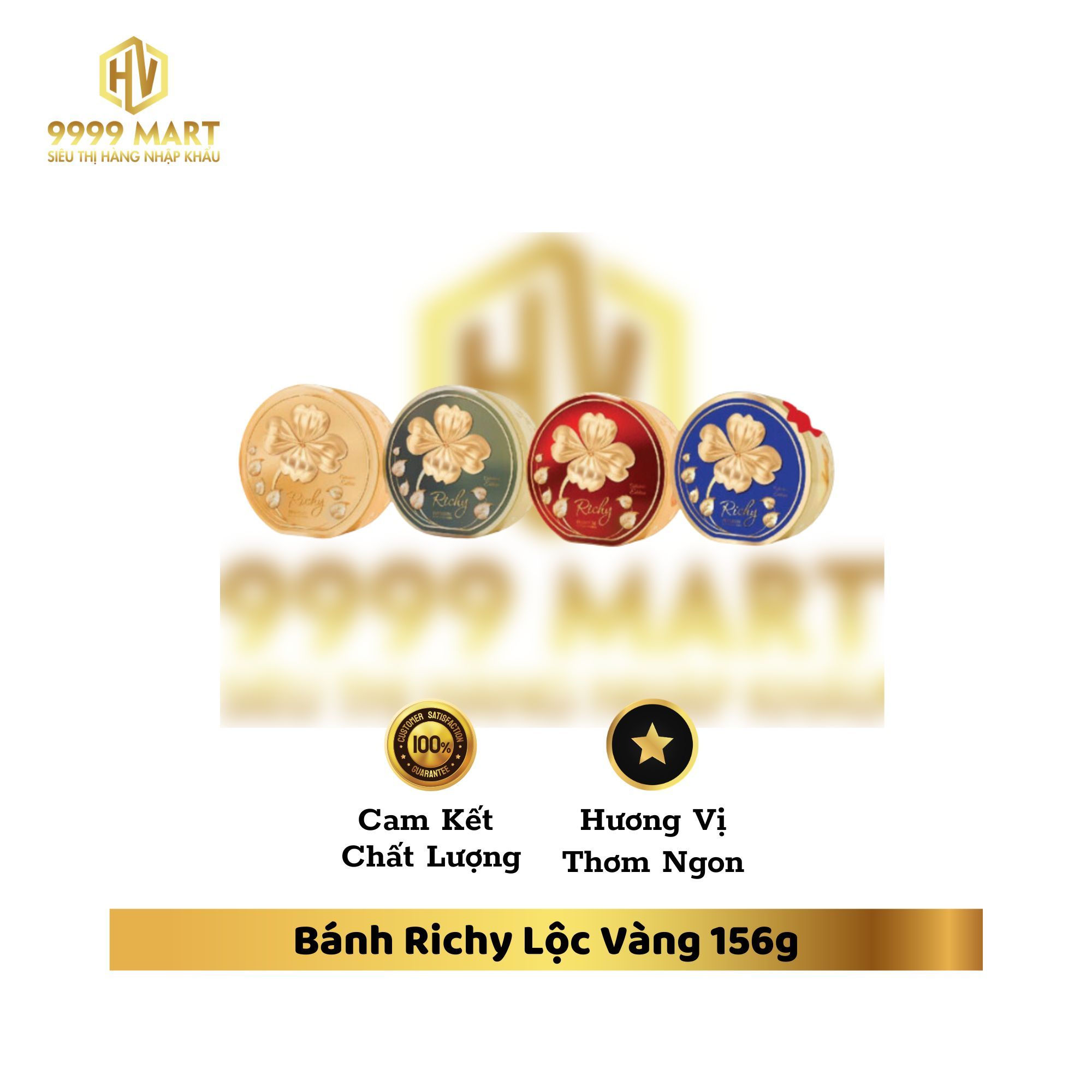 Bánh Richy Lộc Vàng 156g