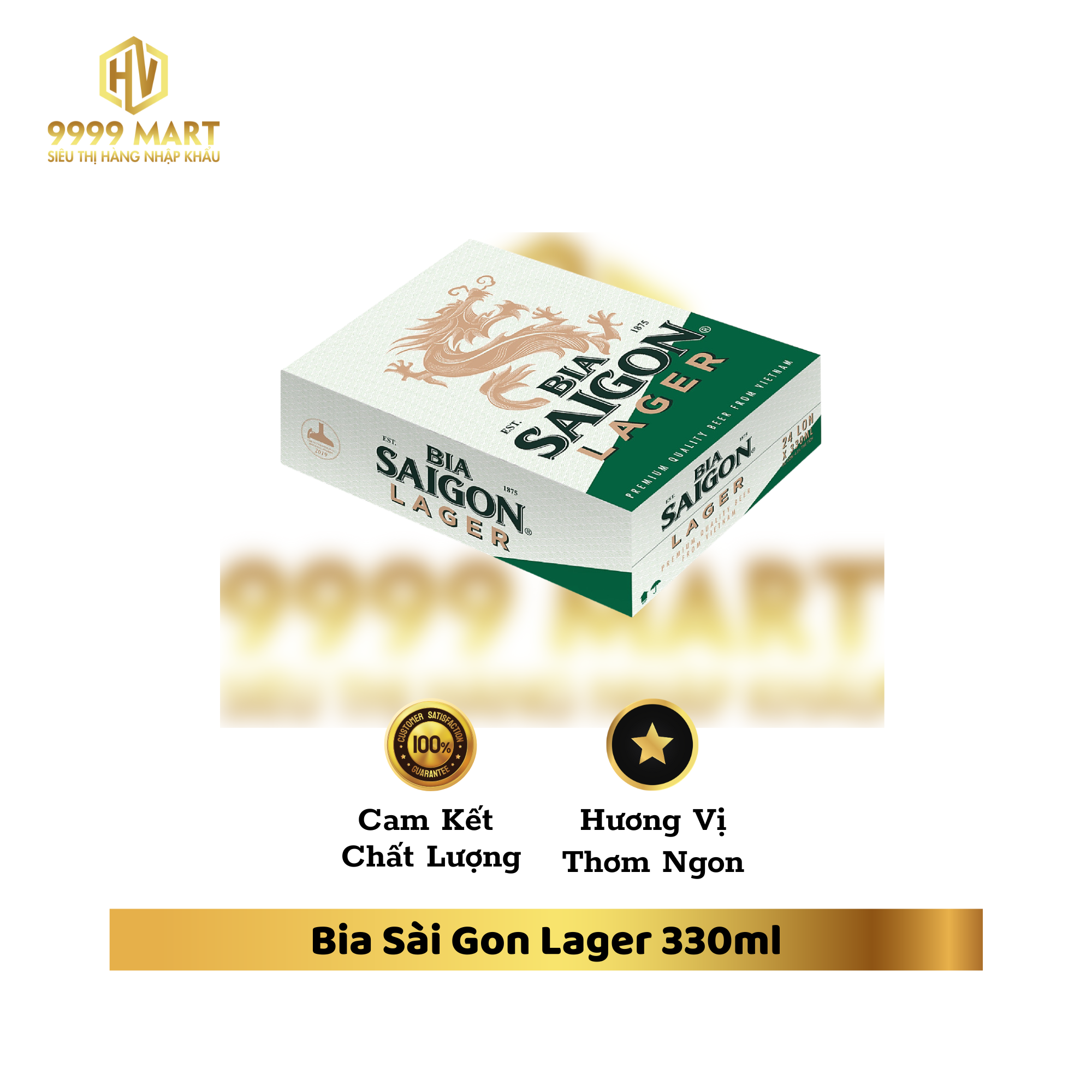 Bia Sài Gon Lager 330ml