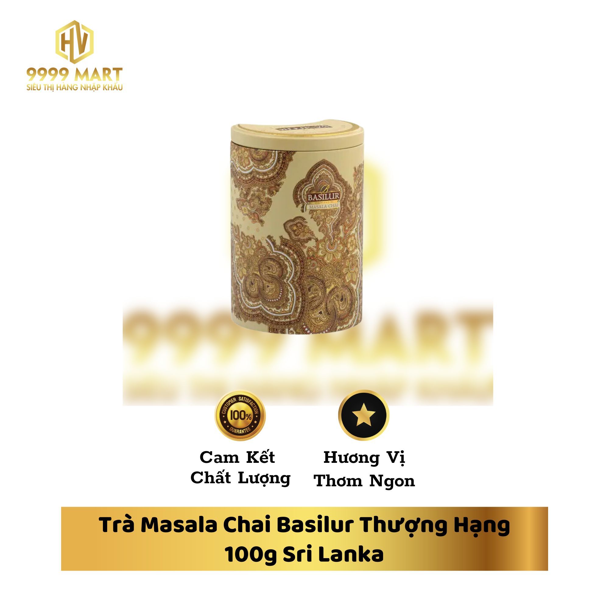 Trà Masala Chai Basilur Thượng Hạng 100g Sri Lanka