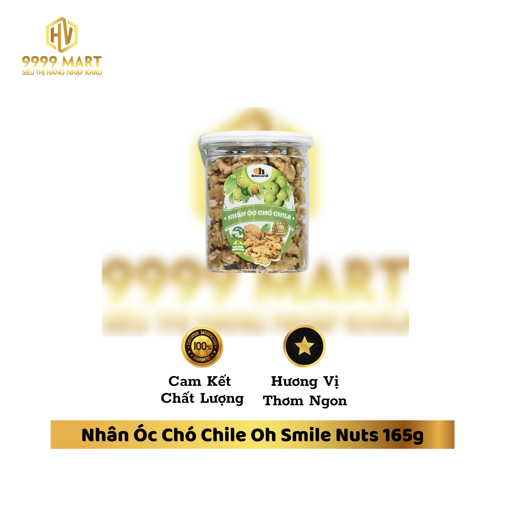 Nhân Óc Chó Chile Oh Smile Nuts 165g