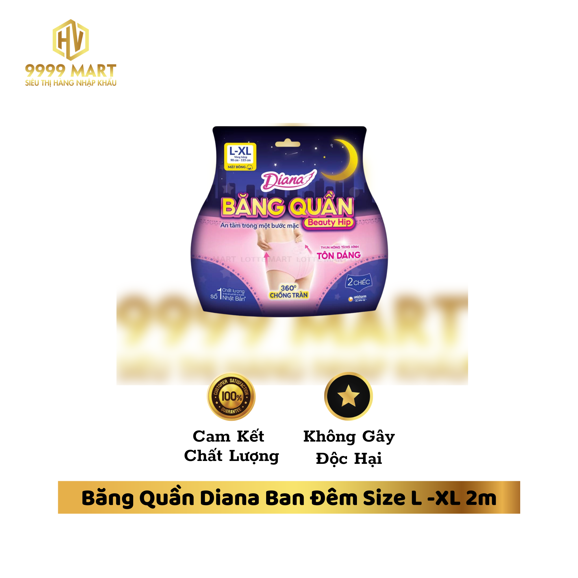 Băng Quần Diana Ban Đêm Size L -XL 2m