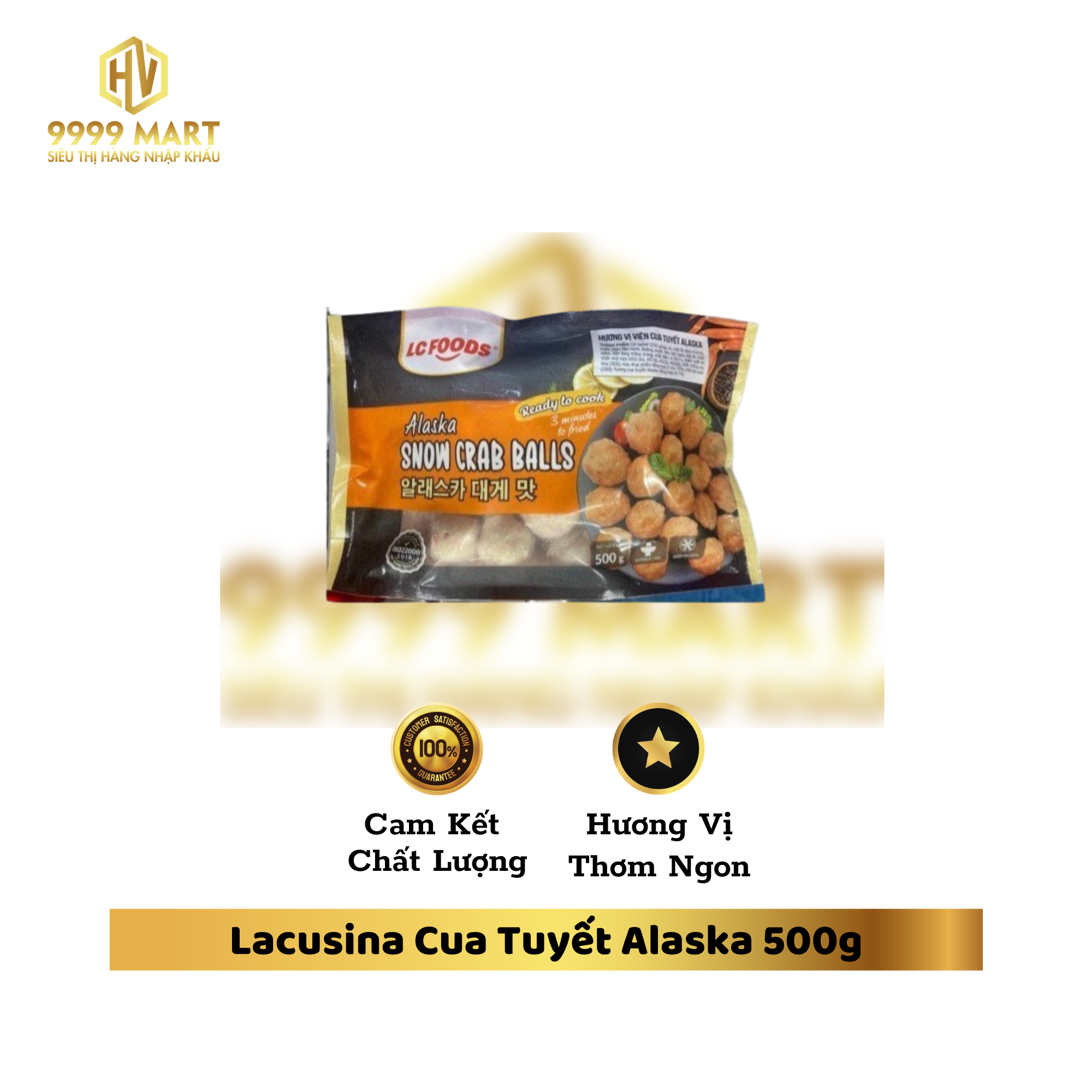 Lacusina Cua Tuyết Alaska 500g