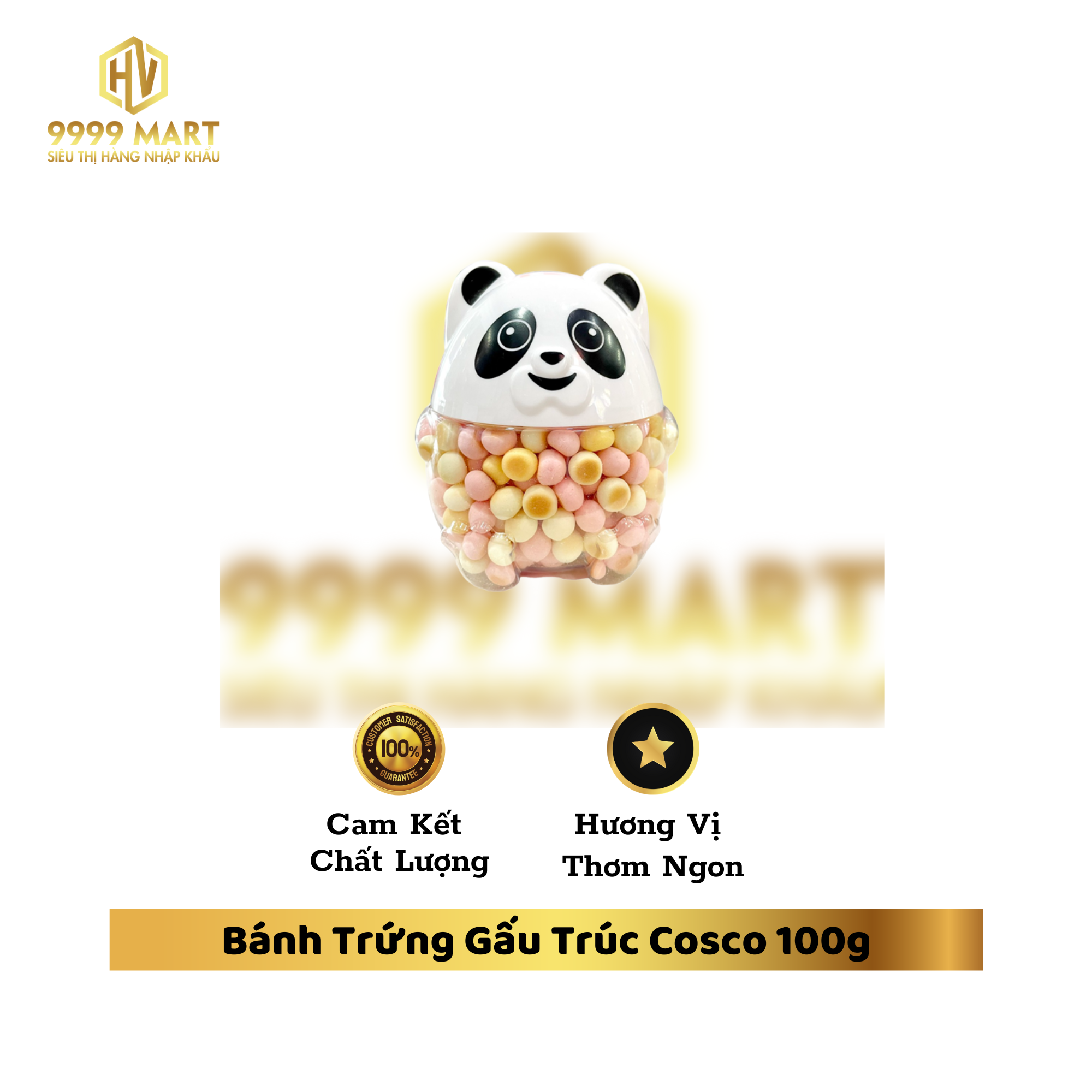 Bánh Trứng Gấu Trúc Cosco 100g