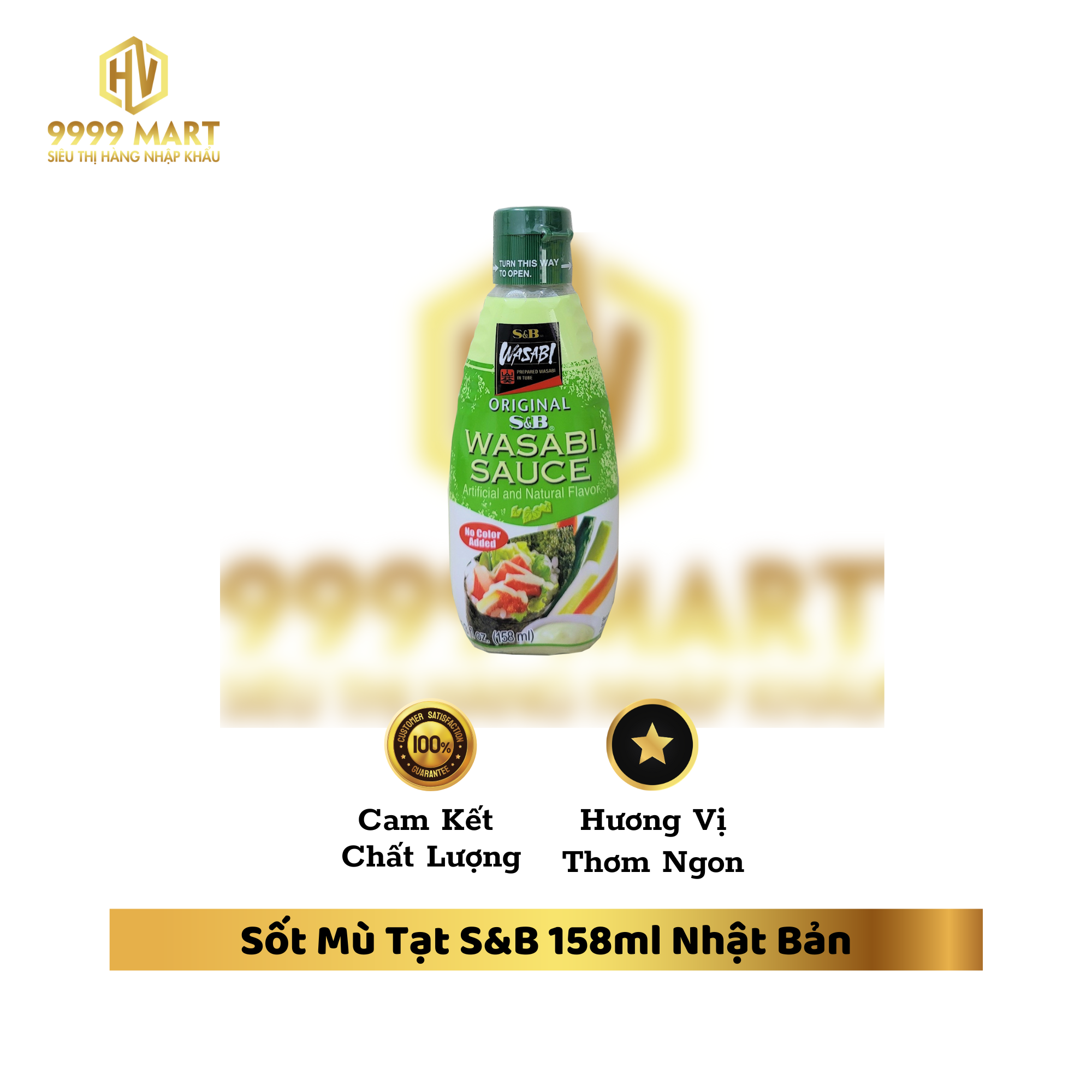 Sốt Mù Tạt S&B 158ml Nhật Bản