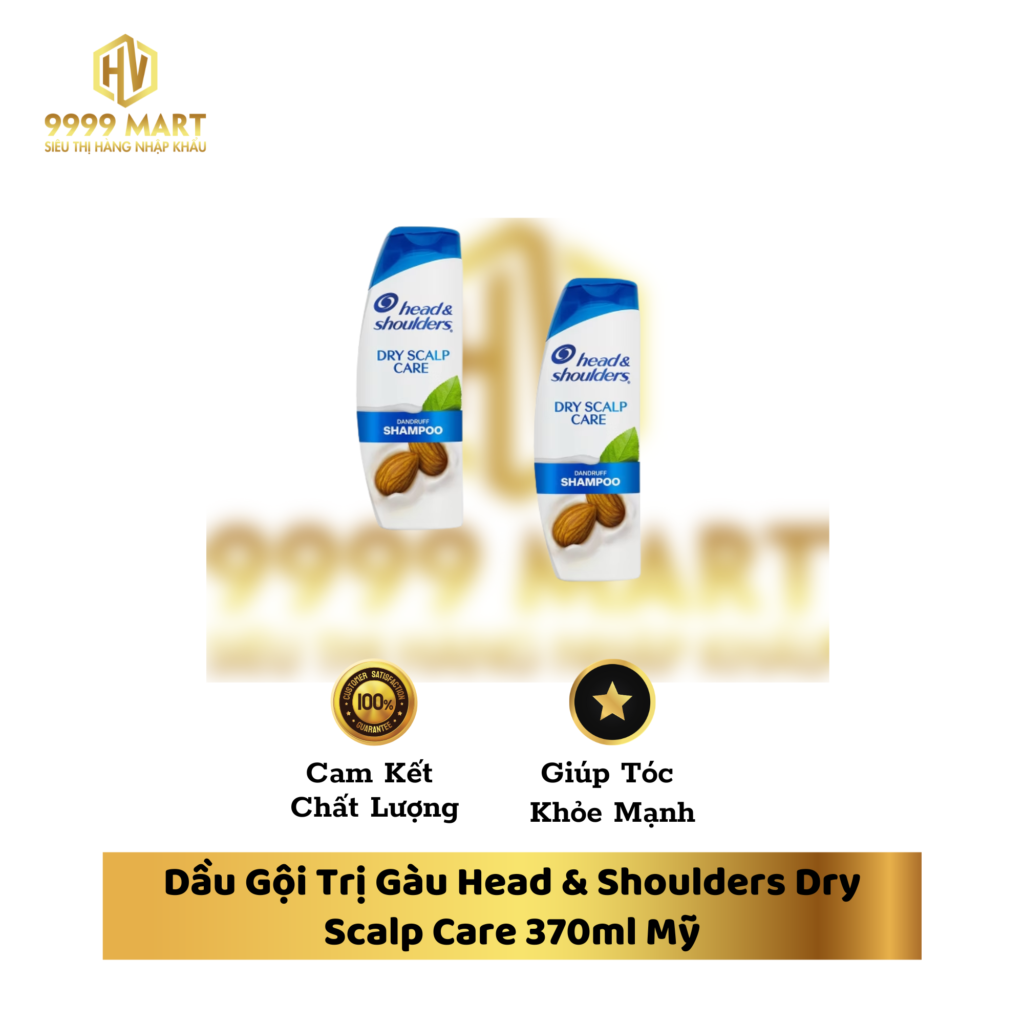 Dầu Gội Trị Gàu Head & Shoulders Dry Scalp Care 370ml Mỹ