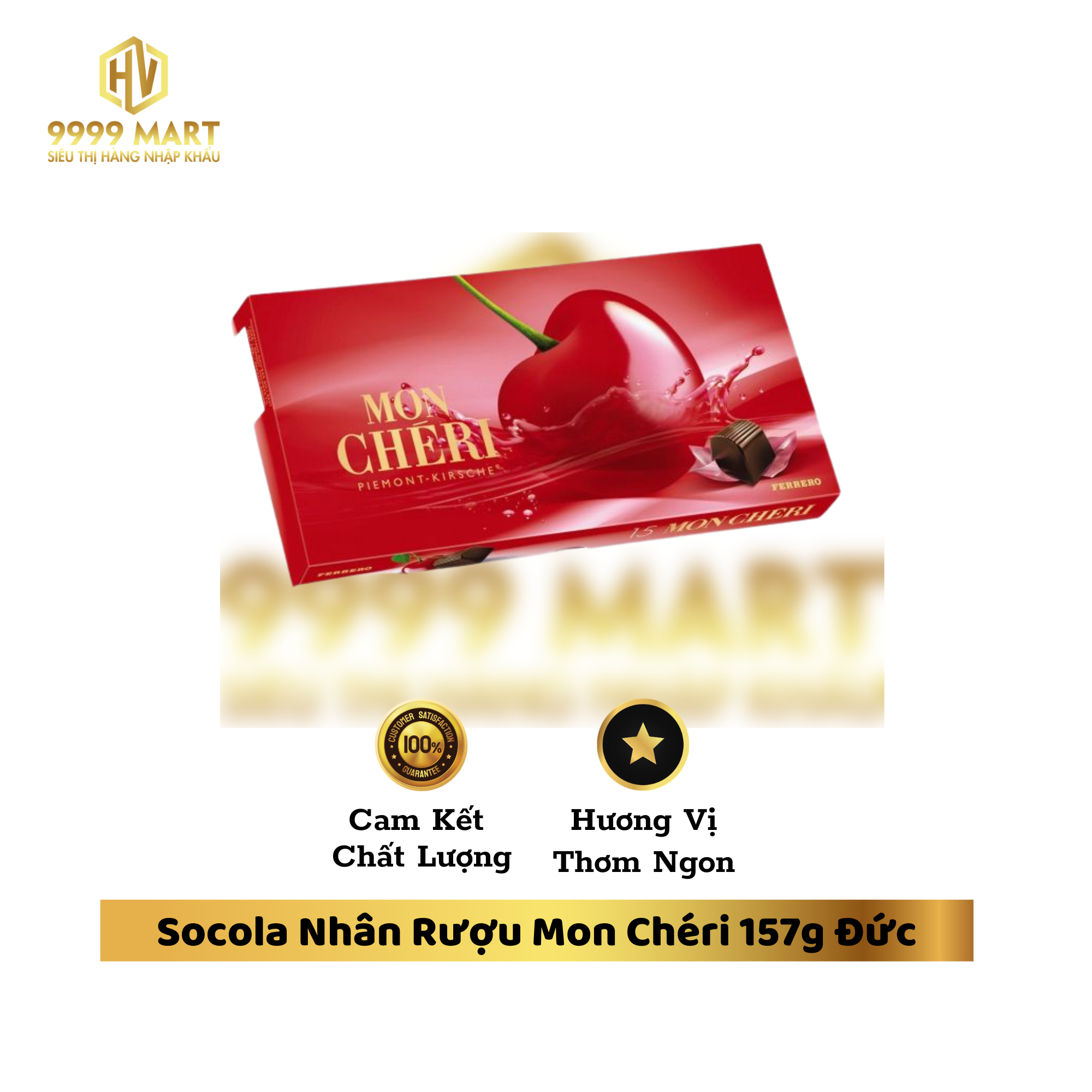Socola Nhân Rượu Mon Chéri 157g Đức