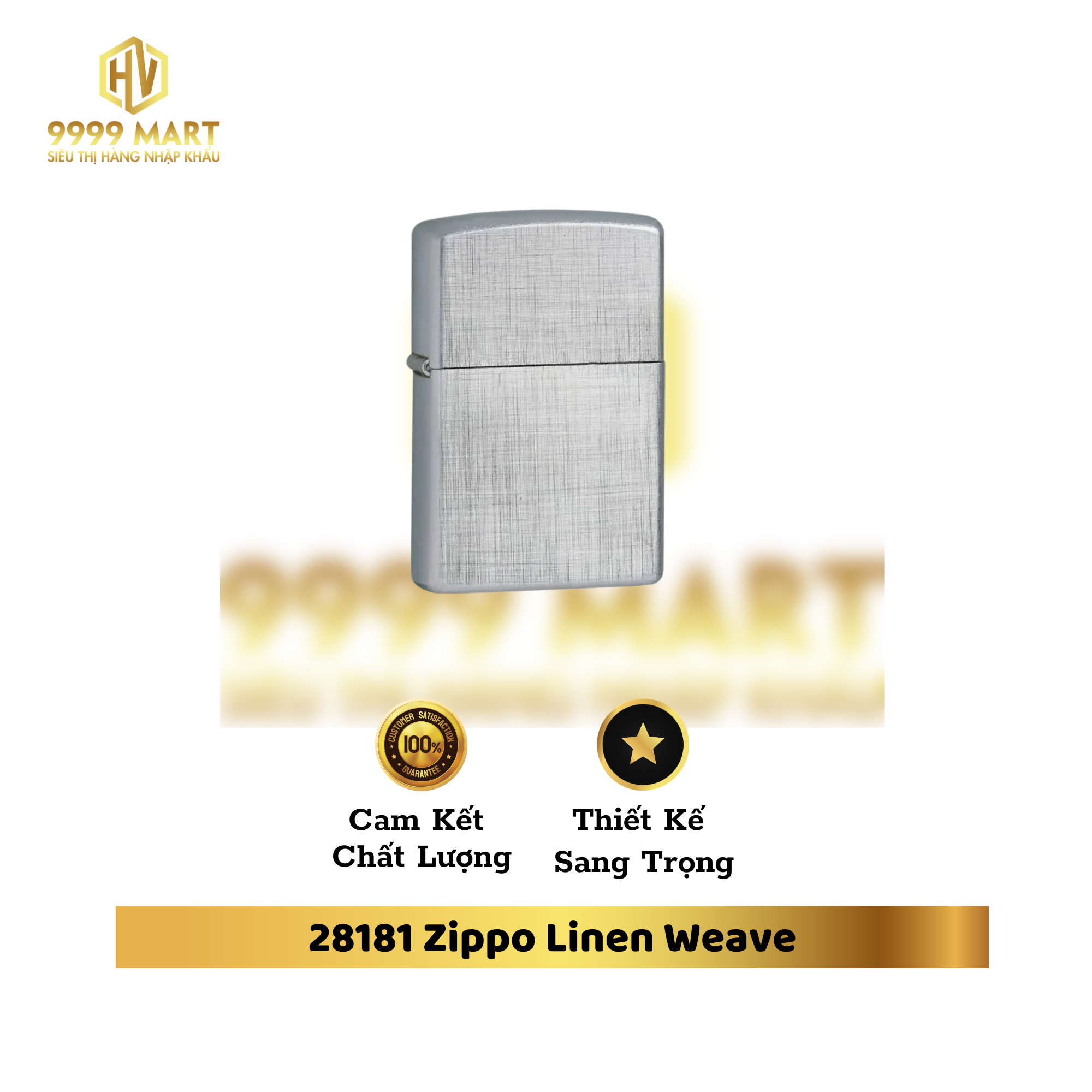 28181 Zippo Linen Weave