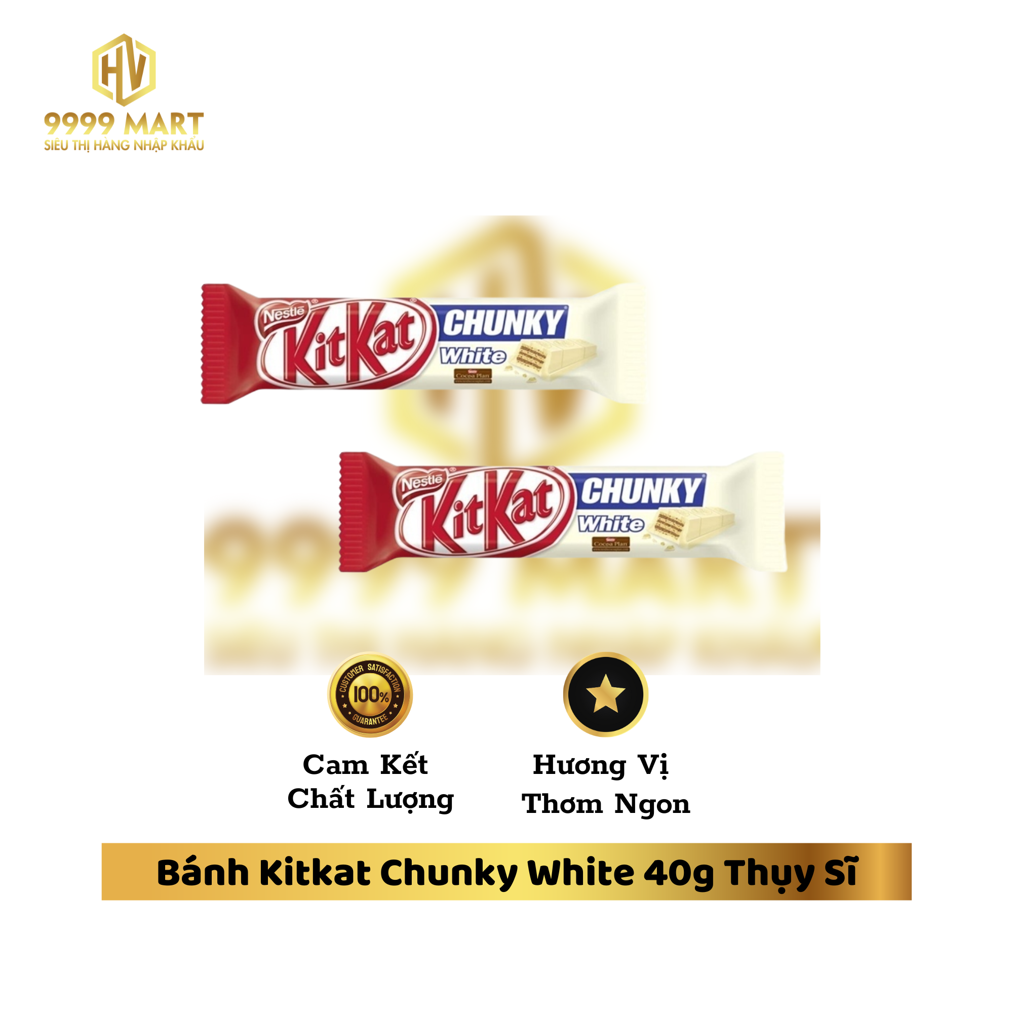 Bánh Kitkat Chunky White 40g Thụy Sĩ