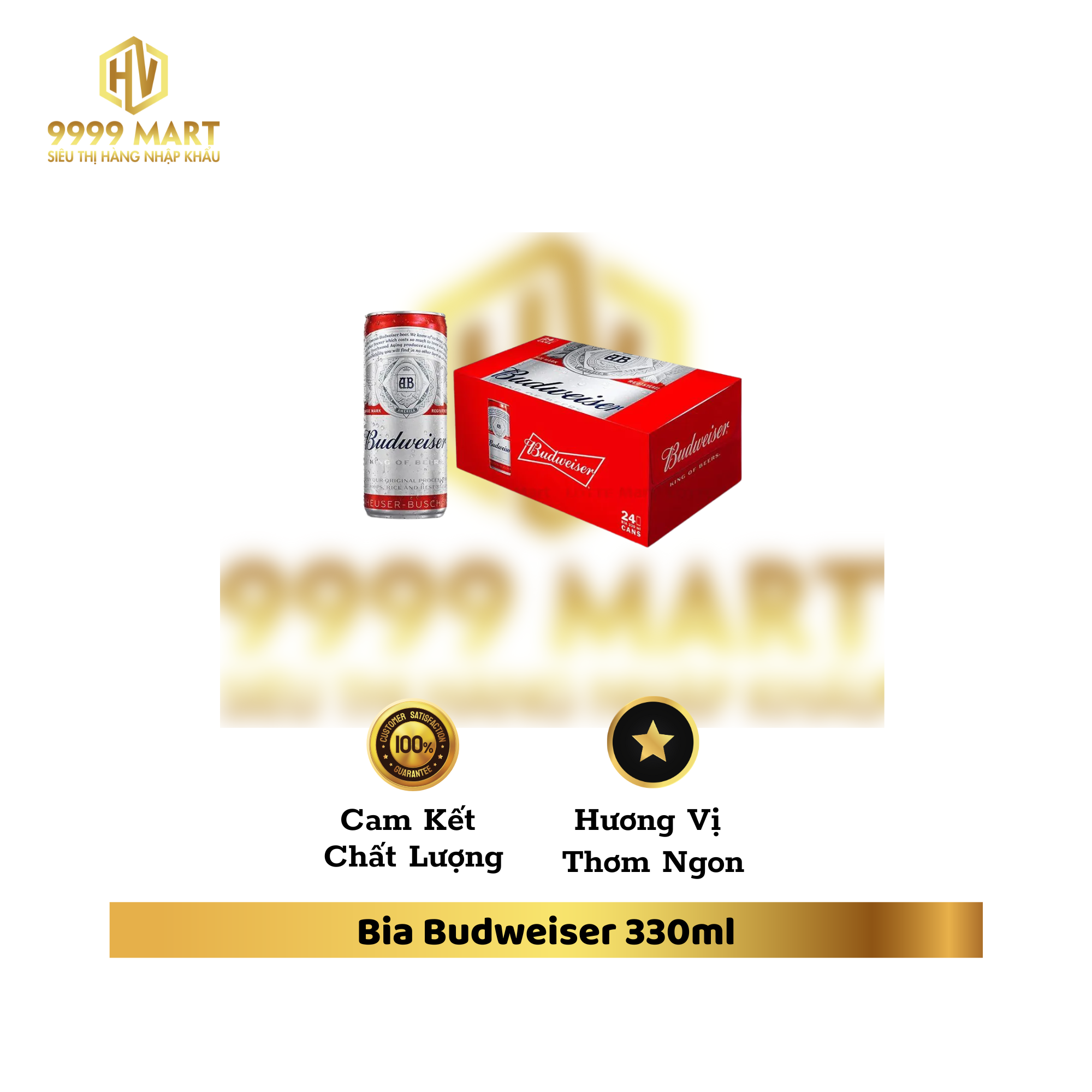 Bia Budweiser 330ml