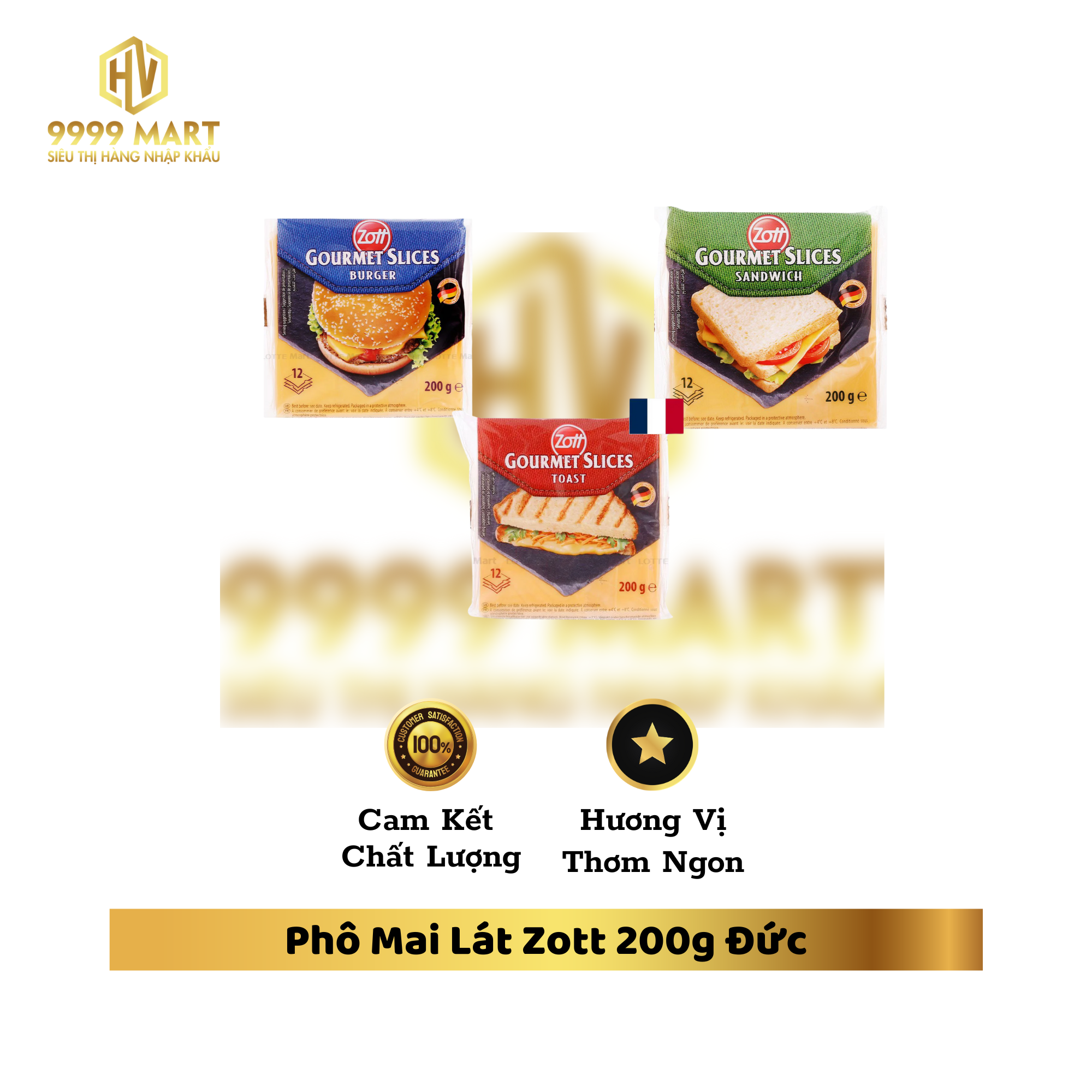 Phô Mai Lát Zott 200g Đức