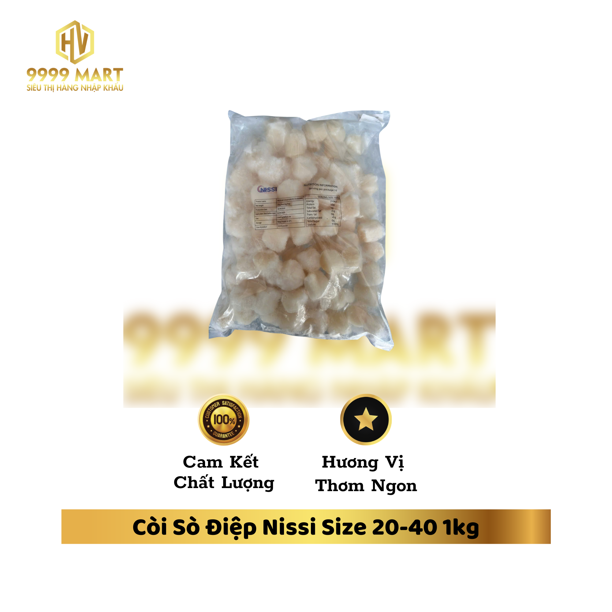 Còi Sò Điệp Nissi Size 20-401kg