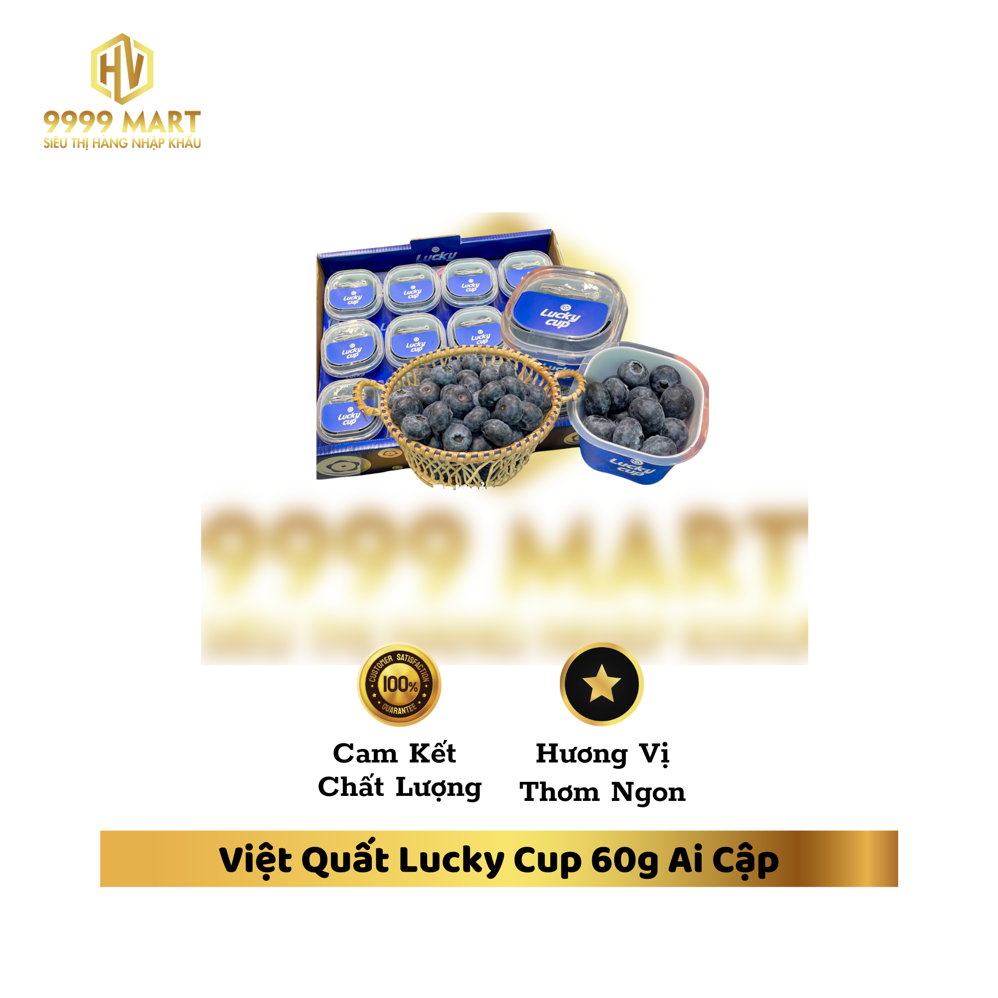 Việt Quất Lucky Cup 60g Ai Cập