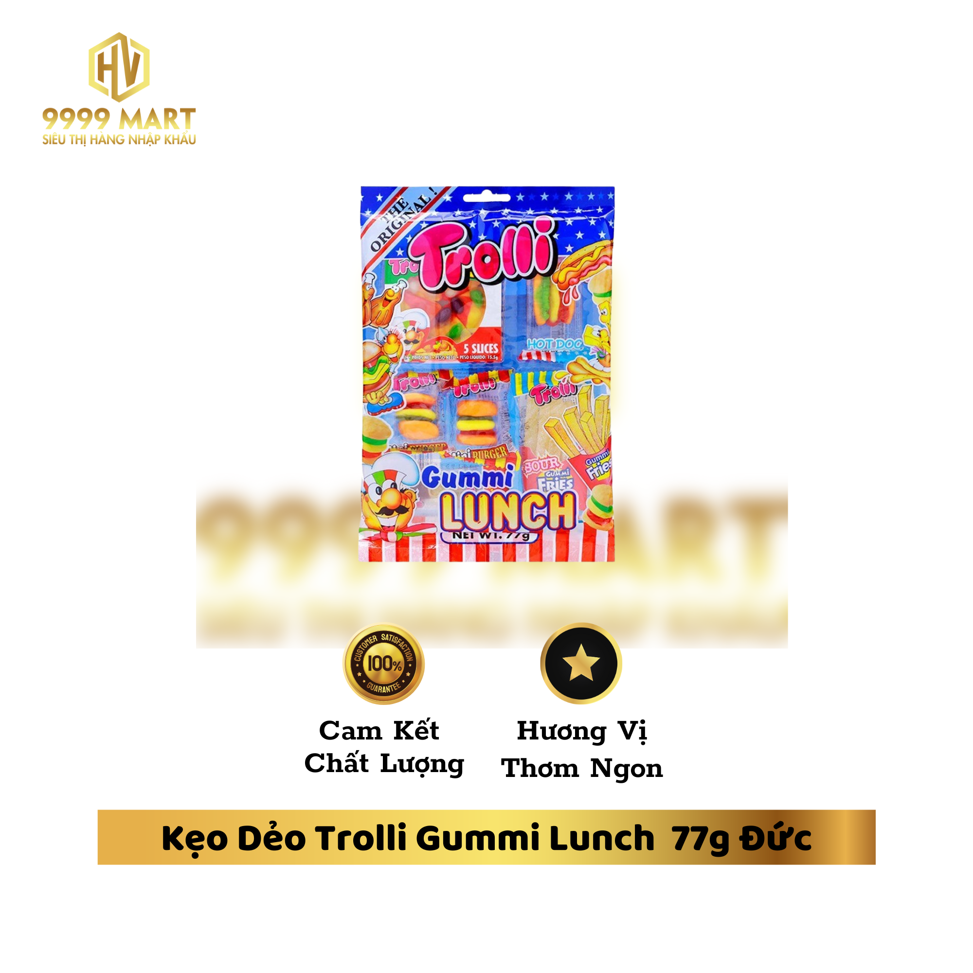 Kẹo Dẻo Trolli Gummi Lunch 77g Đức