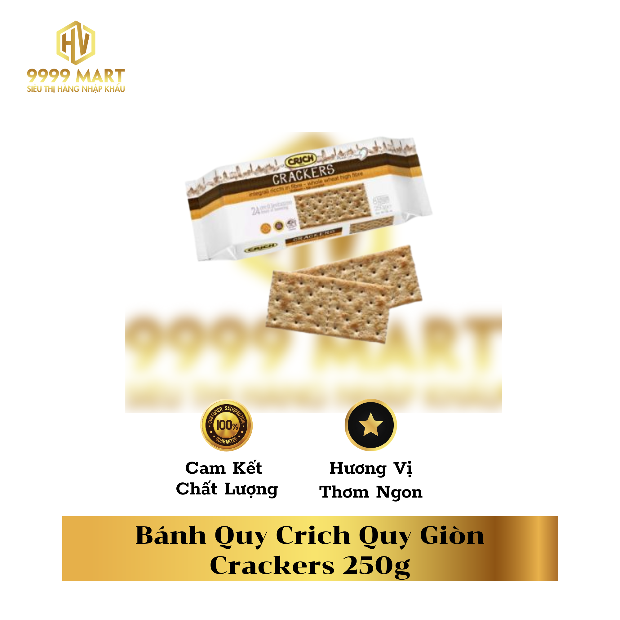 Bánh Quy Crich Quy Giòn Crackers 250g